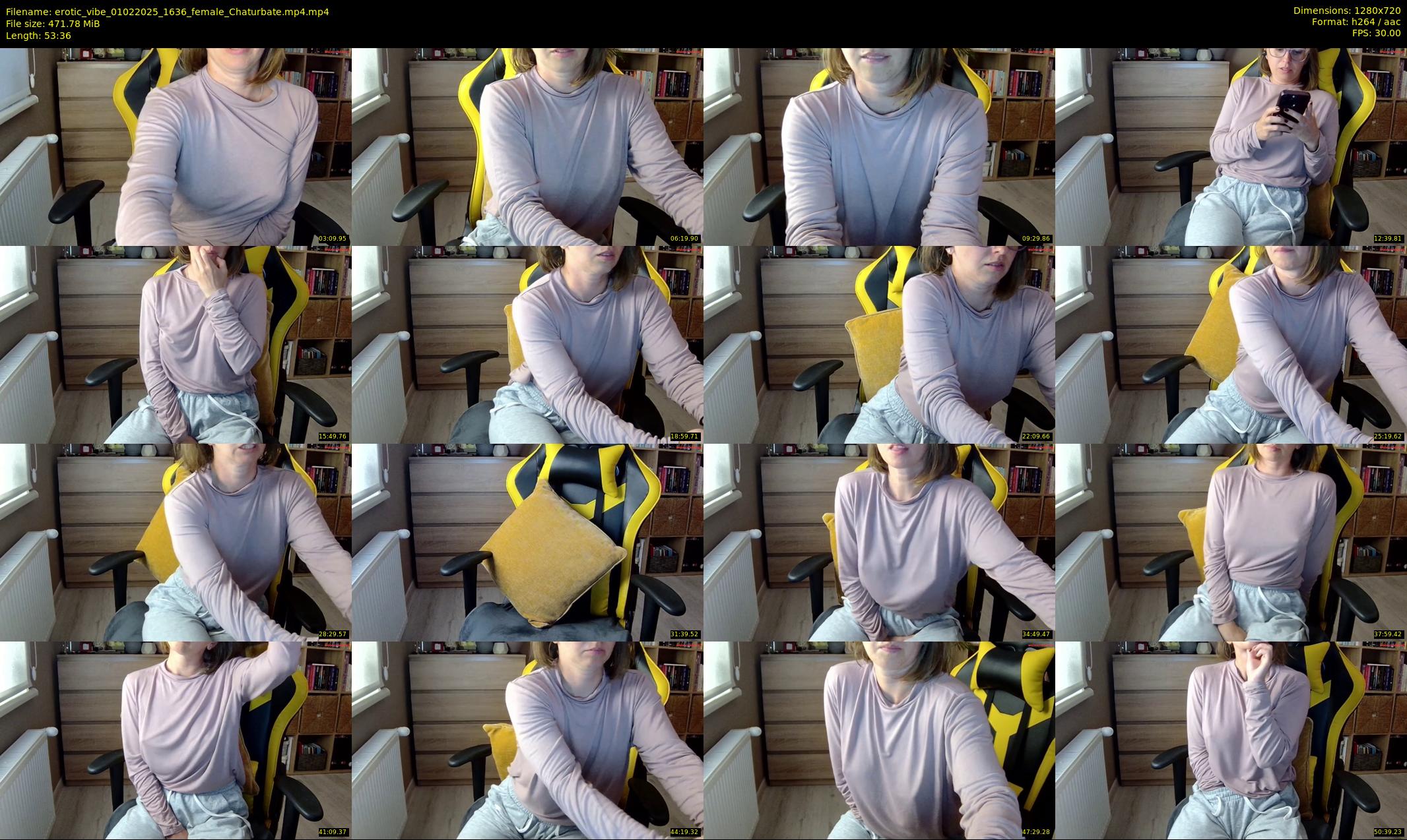 erotic_vibe — 54 minute Chaturbate female cam show recording, 720p, Feb 1, 2025