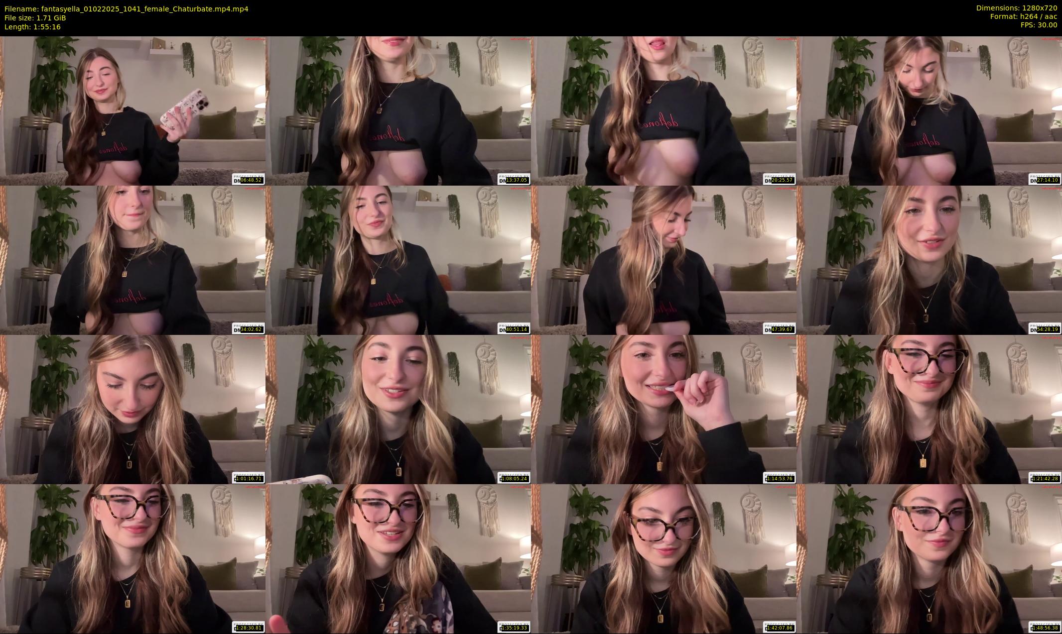 fantasyella — 116 minute Chaturbate female cam show recording, 720p, Feb 1, 2025