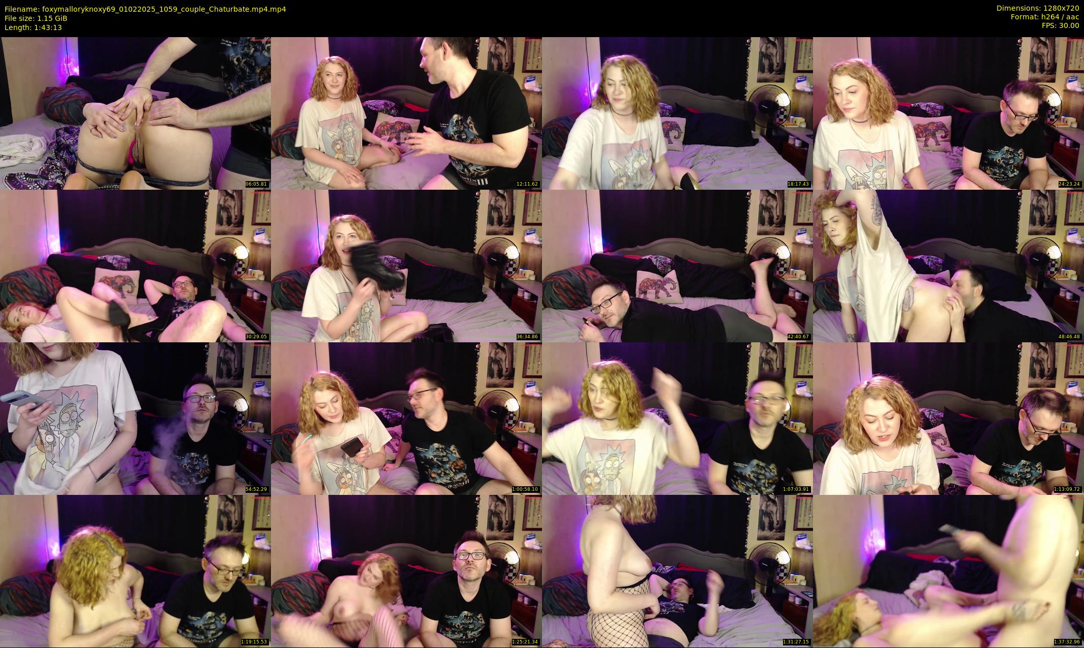 foxymalloryknoxy69 — 104 minute Chaturbate couple cam show recording, 720p, Feb 1, 2025