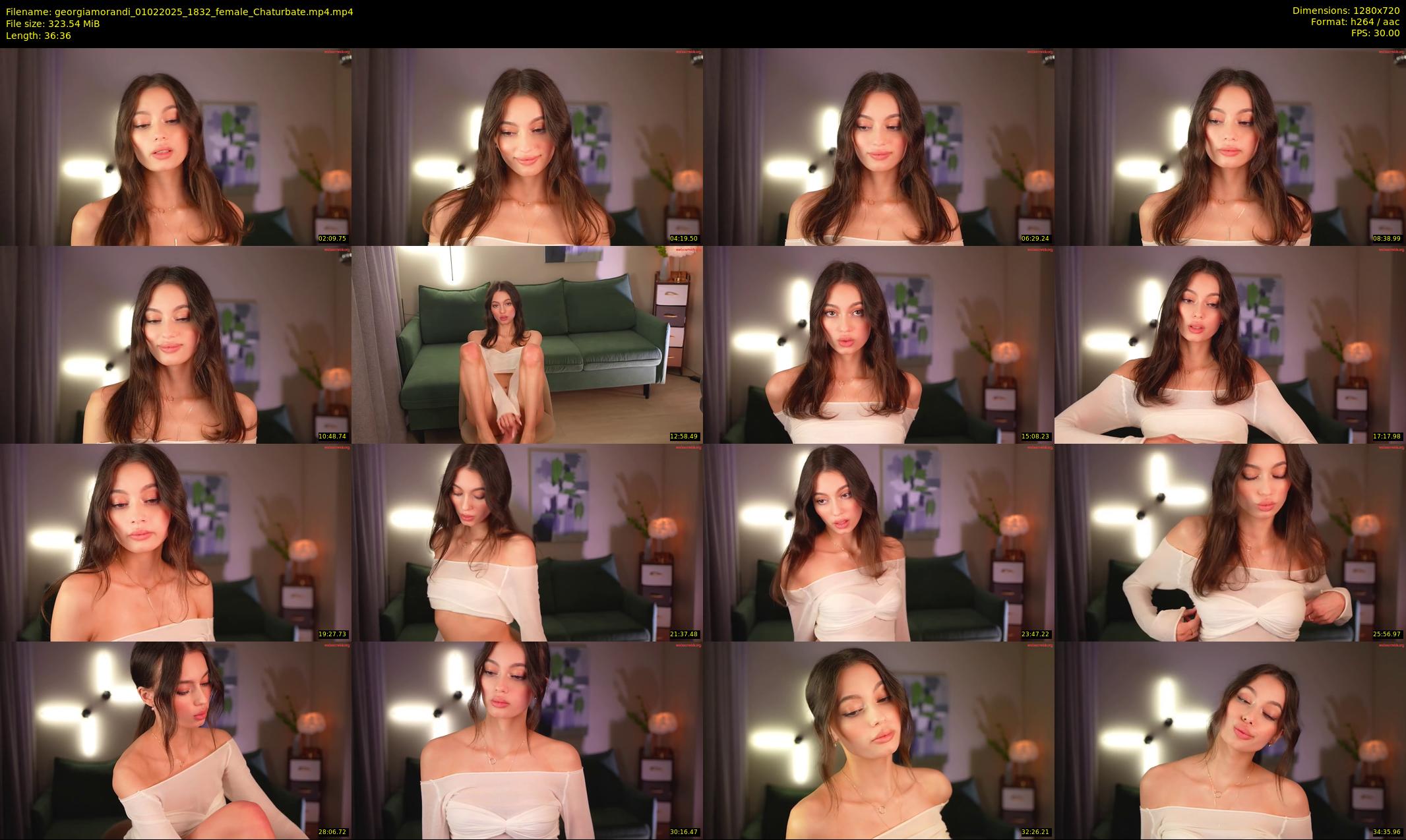 georgiamorandi — 37 minute Chaturbate female cam show recording, 720p, Feb 1, 2025