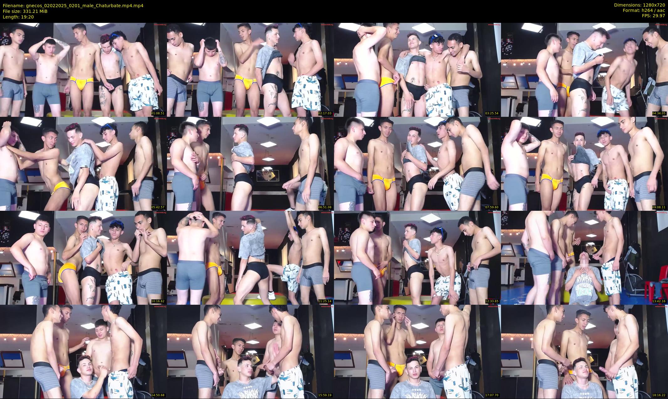 gnecos — 20 minute Chaturbate male cam show recording, 720p, Feb 2, 2025