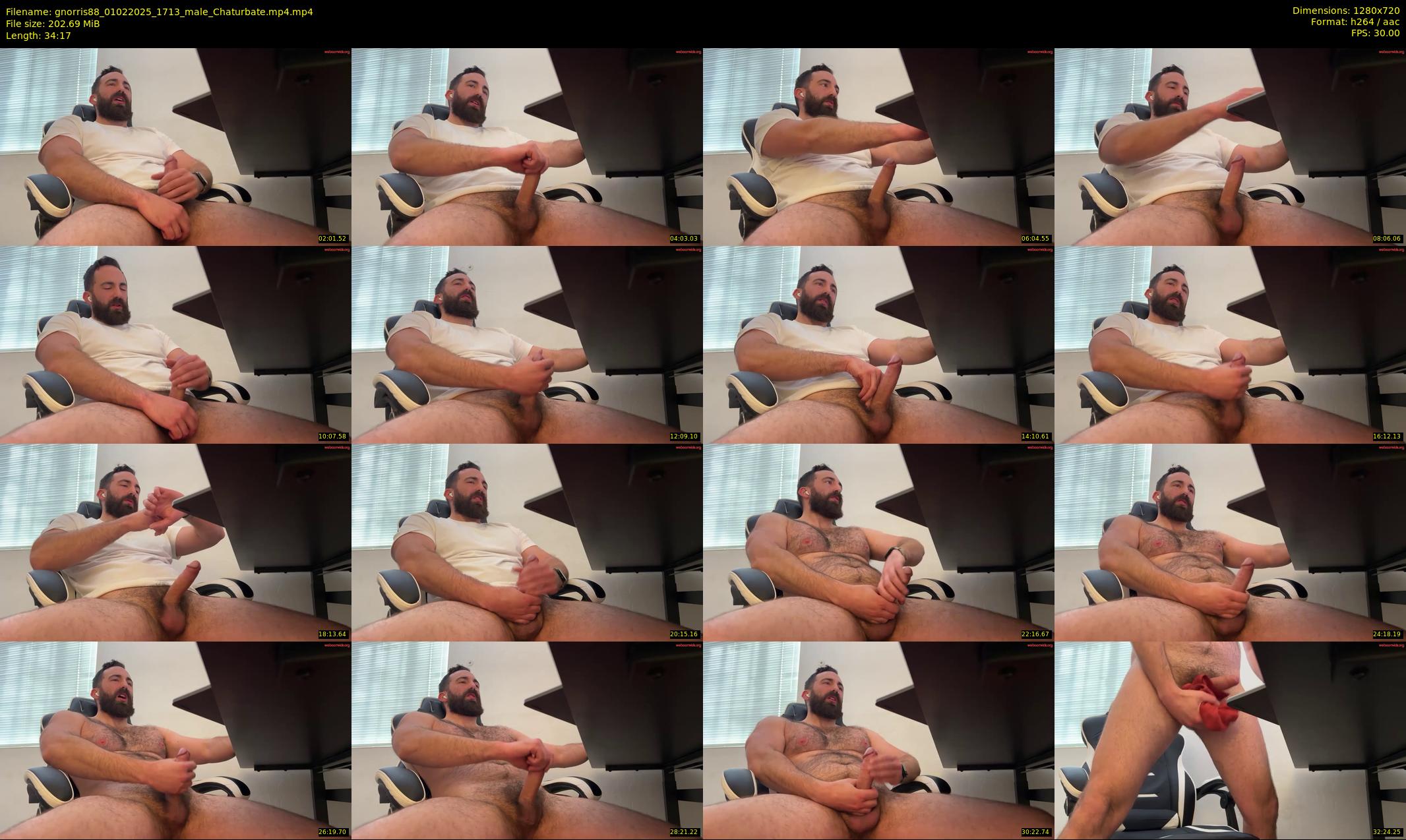 gnorris88 — 35 minute Chaturbate male cam show recording, 720p, Feb 1, 2025