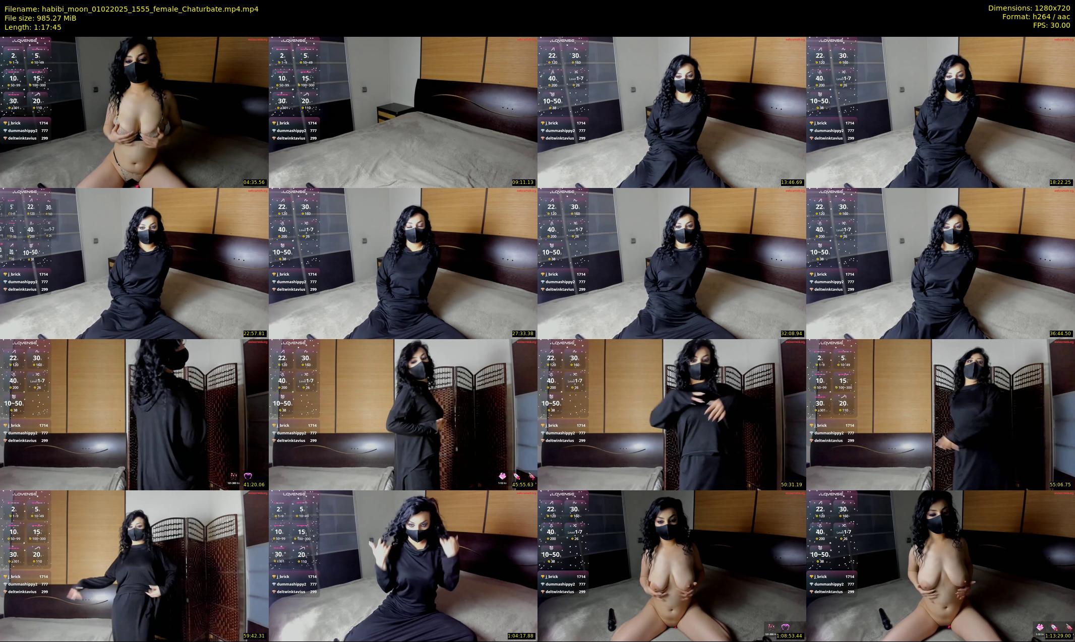 habibi_moon — 78 minute Chaturbate female cam show recording, 720p, Feb 1, 2025