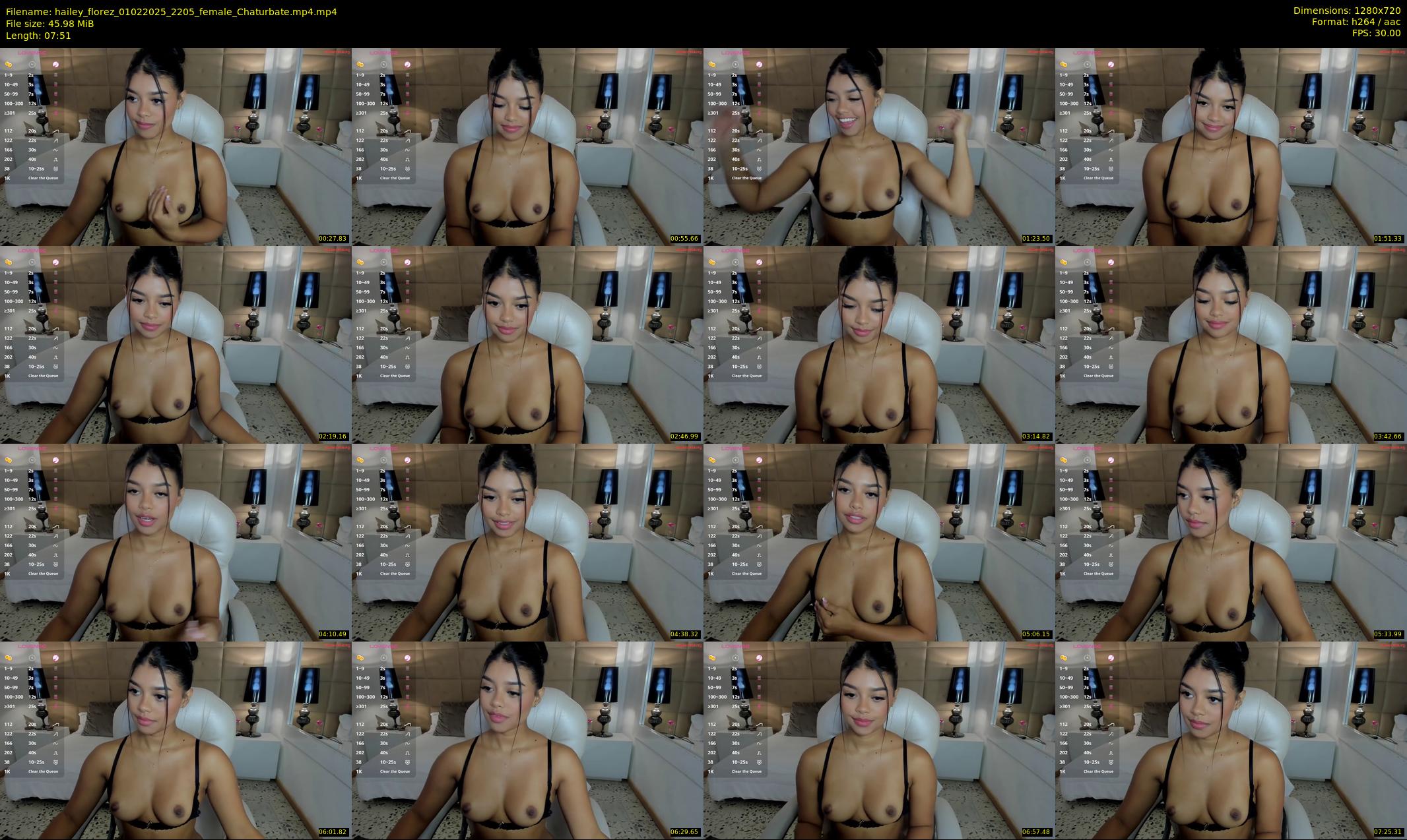 hailey_florez — 8 minute Chaturbate female cam show recording, 720p, Feb 1, 2025