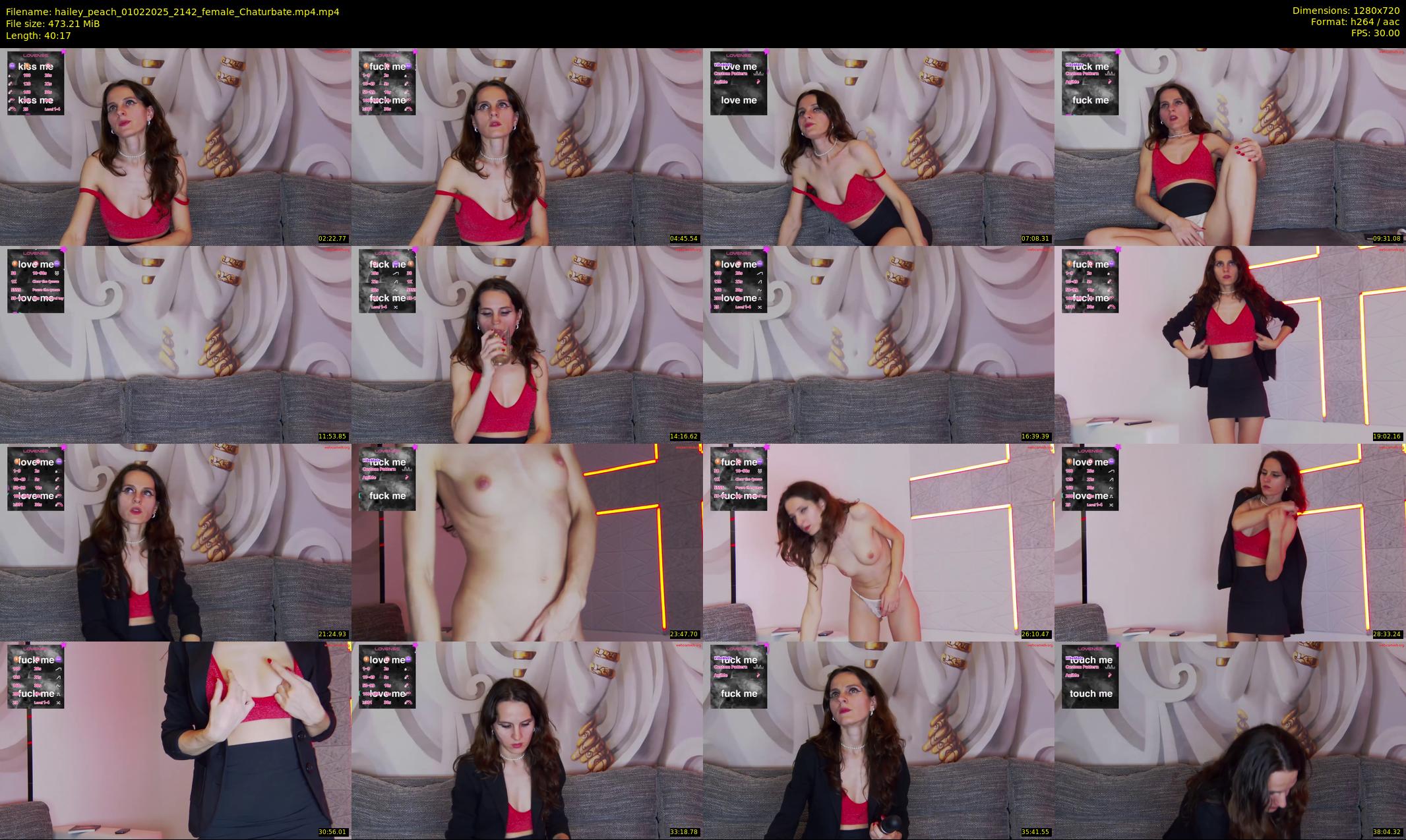 hailey_peach — 41 minute Chaturbate female cam show recording, 720p, Feb 1, 2025