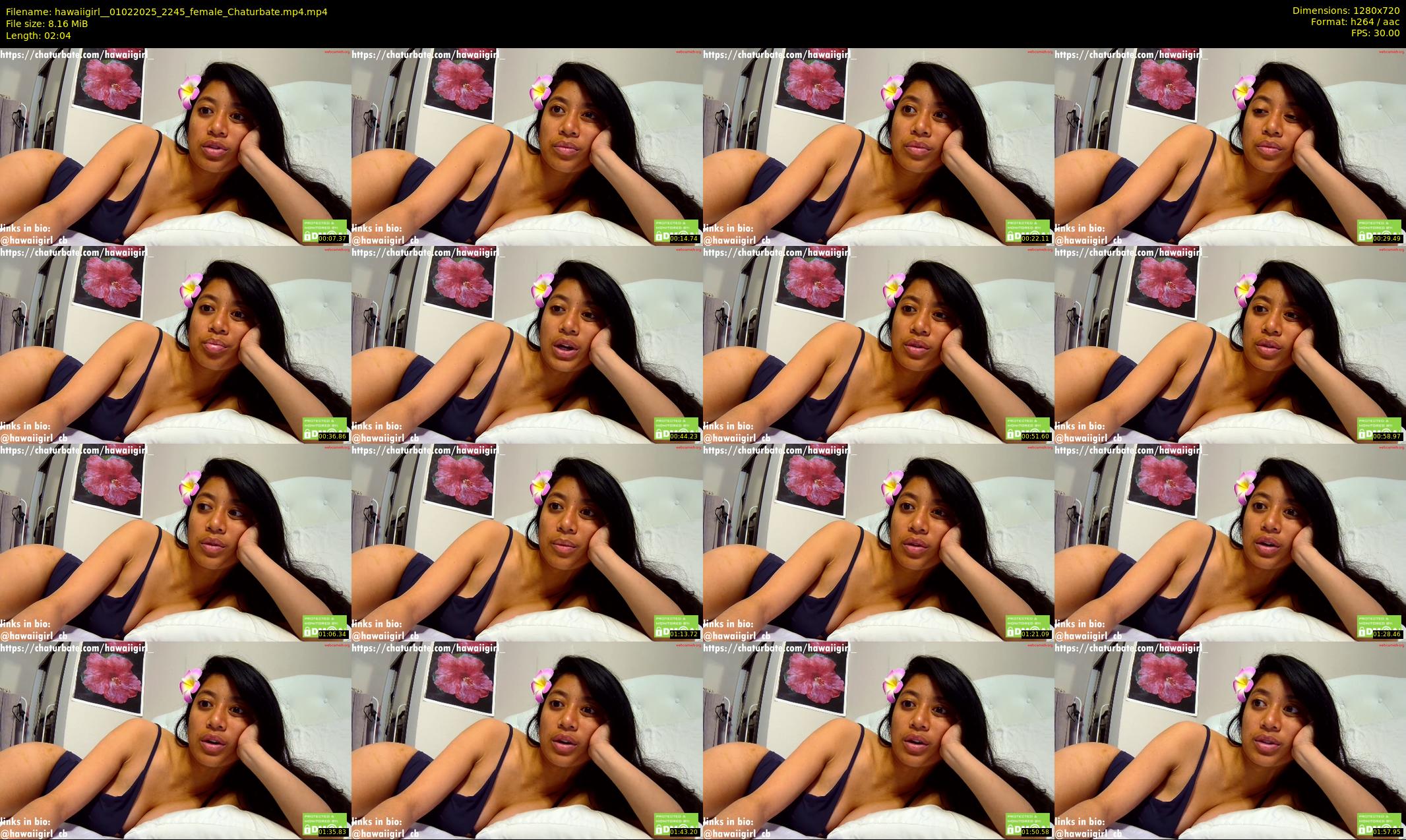 hawaiigirl_ — 3 minute Chaturbate female cam show recording, 720p, Feb 1, 2025