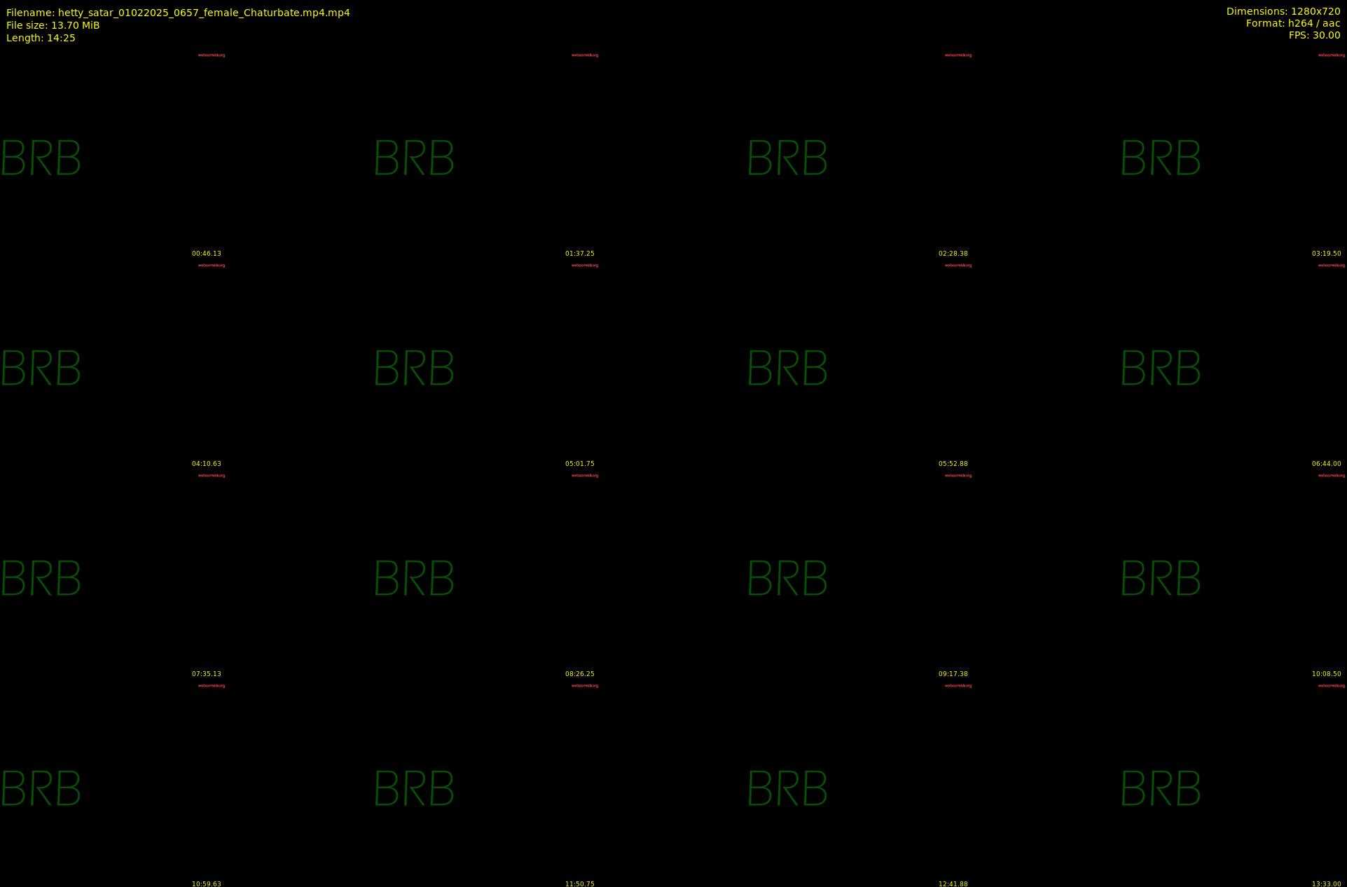hetty_satar — 15 minute Chaturbate female cam show recording, 720p, Feb 1, 2025