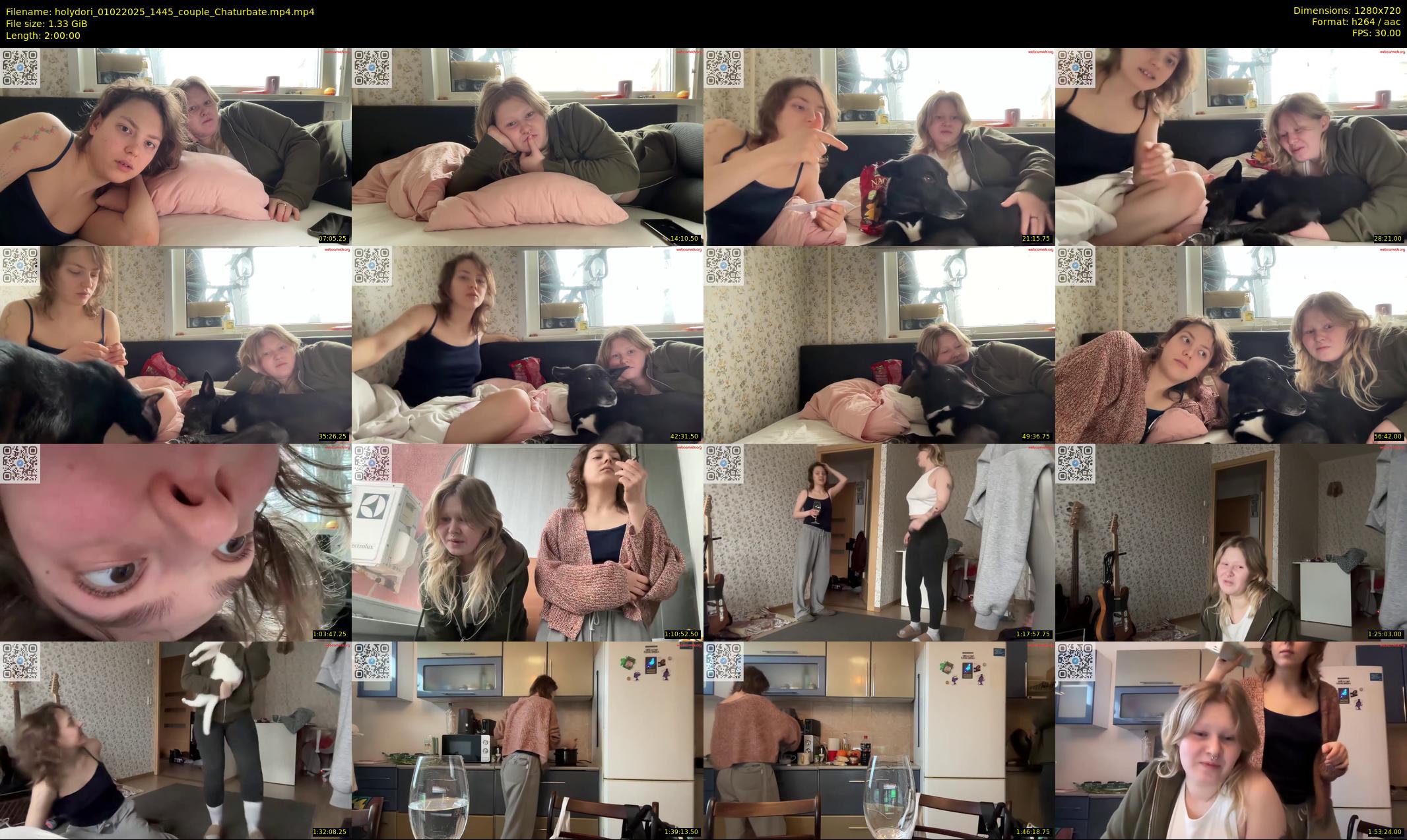 holydori — 120 minute Chaturbate female cam show recording, 720p, Feb 1, 2025