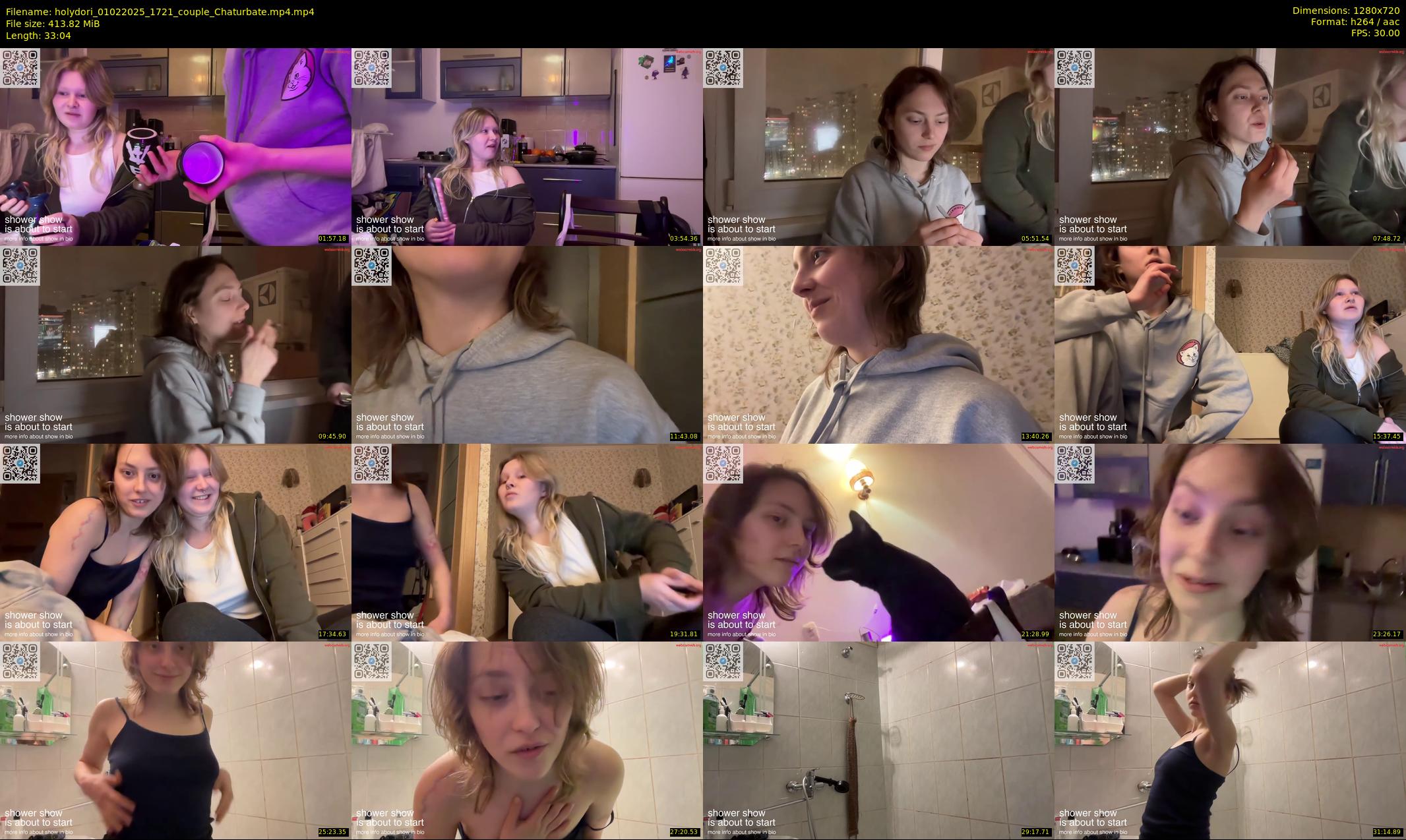 holydori — 34 minute Chaturbate female cam show recording, 720p, Feb 1, 2025