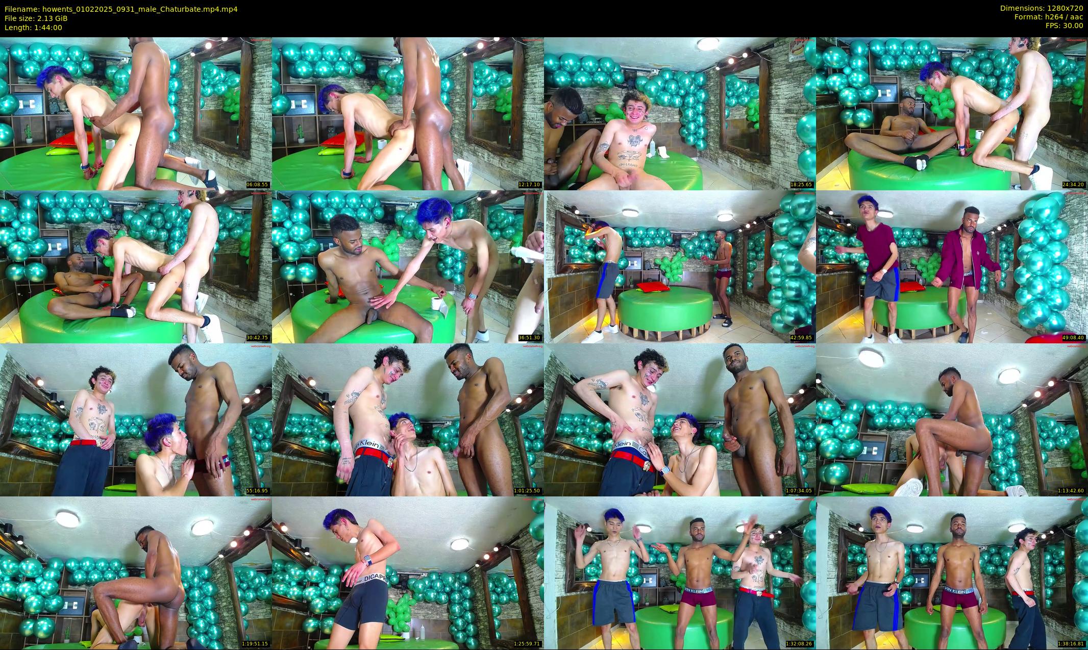 howents — 104 minute Chaturbate male cam show recording, 720p, Feb 1, 2025