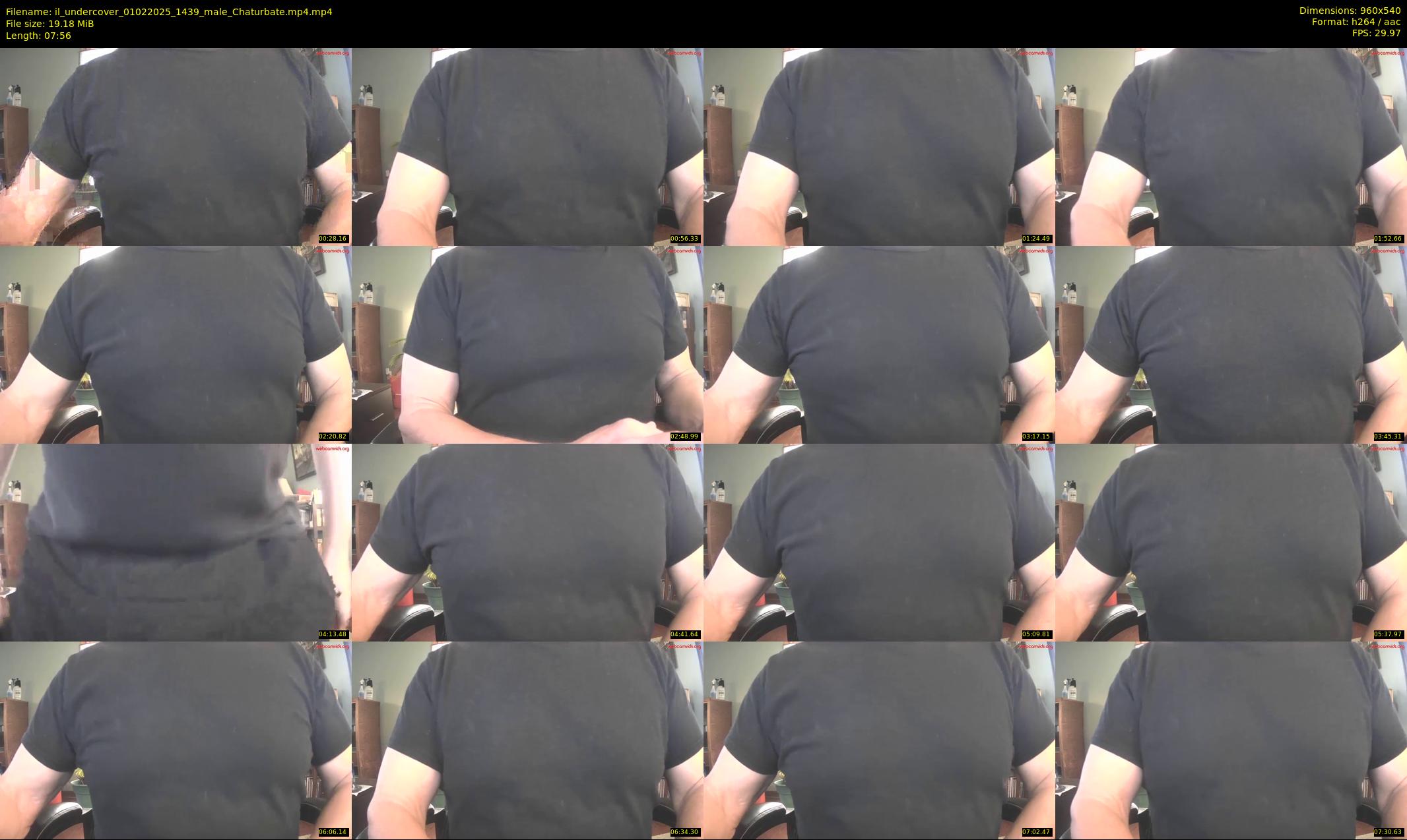 il_undercover — 8 minute Chaturbate male cam show recording, 480p, Feb 1, 2025