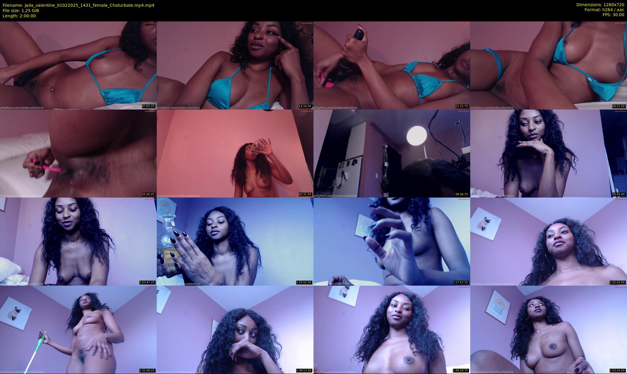 jada_valentine — 120 minute Chaturbate female cam show recording, 720p, Feb 1, 2025