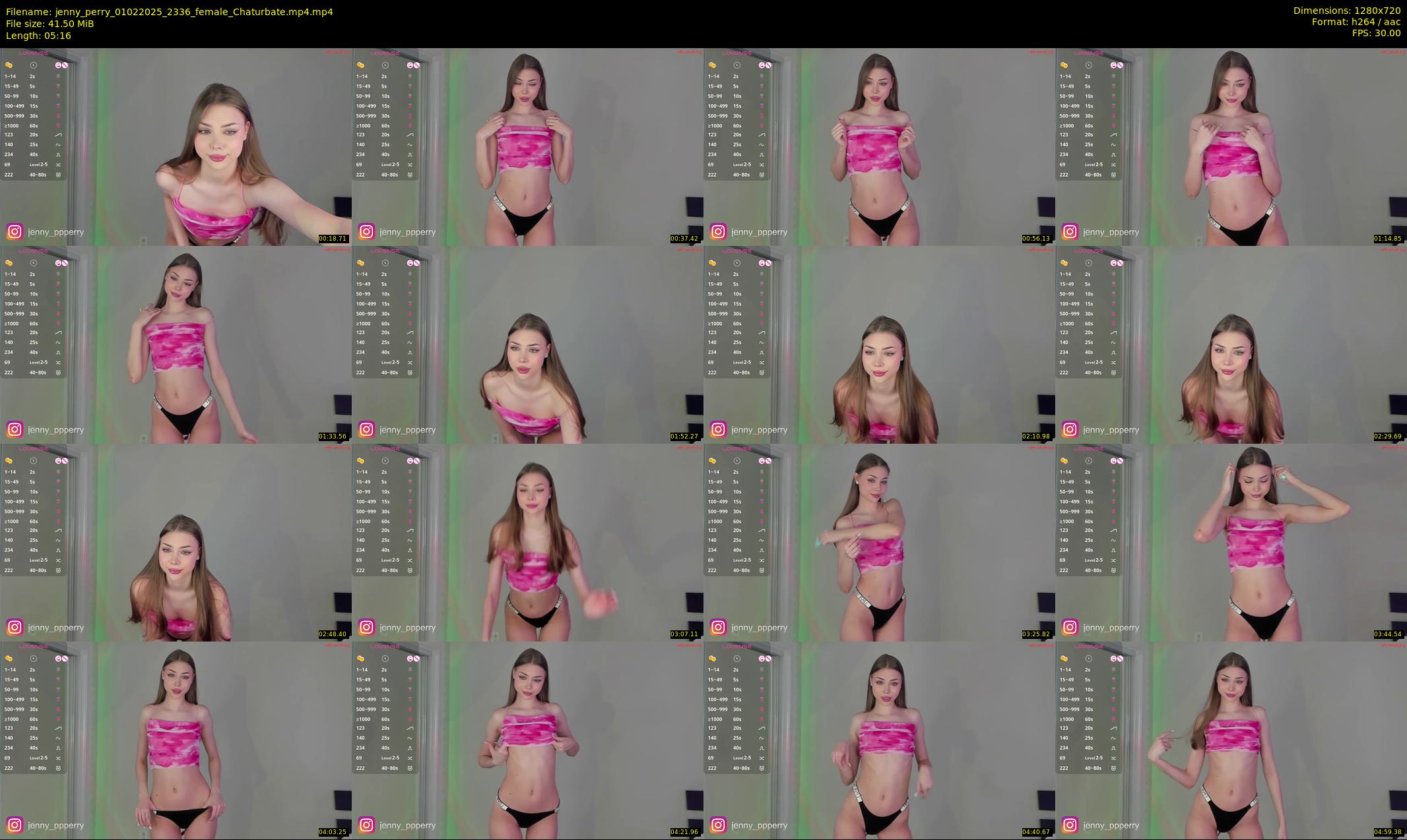 jenny_perry — 6 minute Chaturbate female cam show recording, 720p, Feb 1, 2025