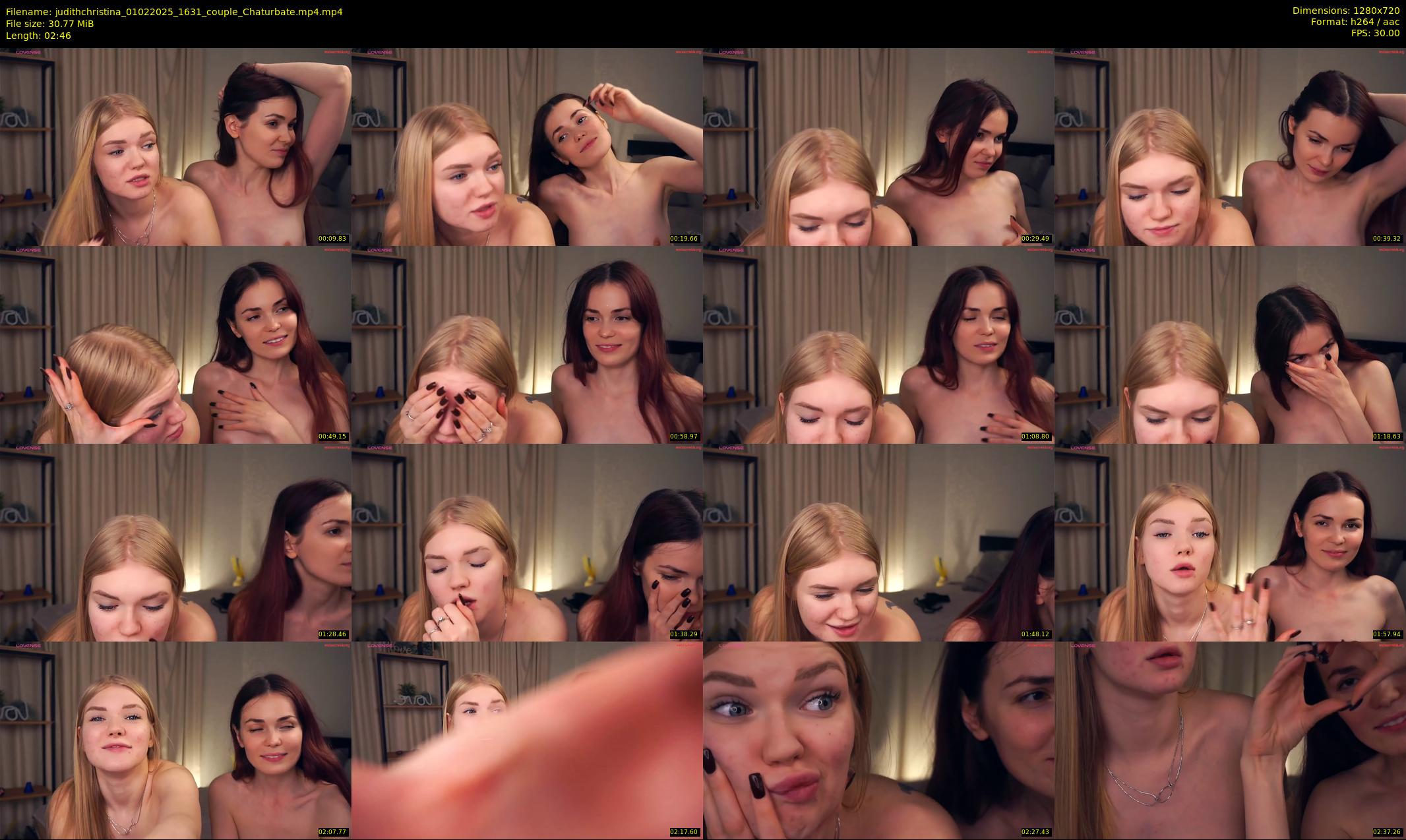 judithchristina — 3 minute Chaturbate female cam show recording, 720p, Feb 1, 2025