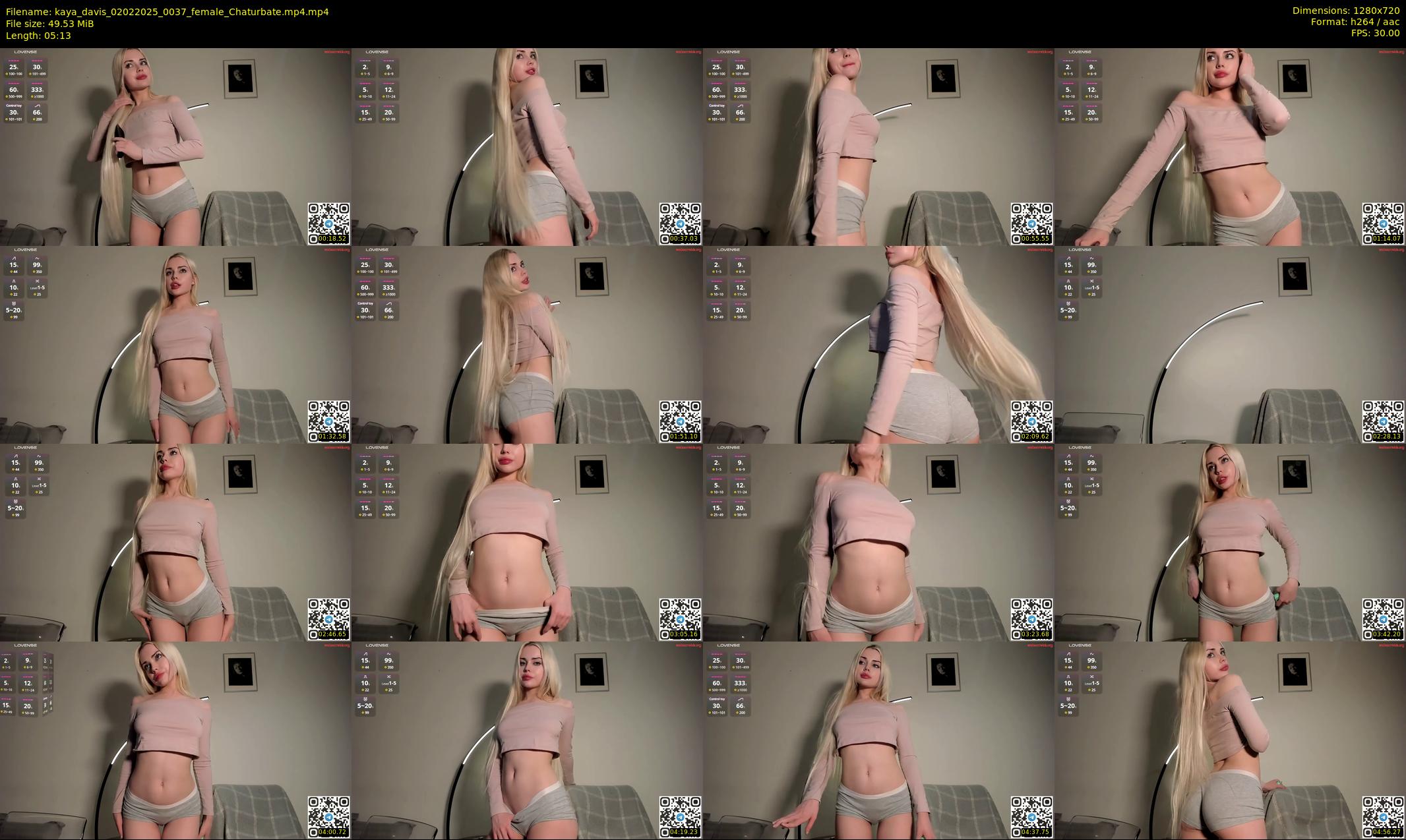 kaya_davis — 6 minute Chaturbate female cam show recording, 720p, Feb 2, 2025