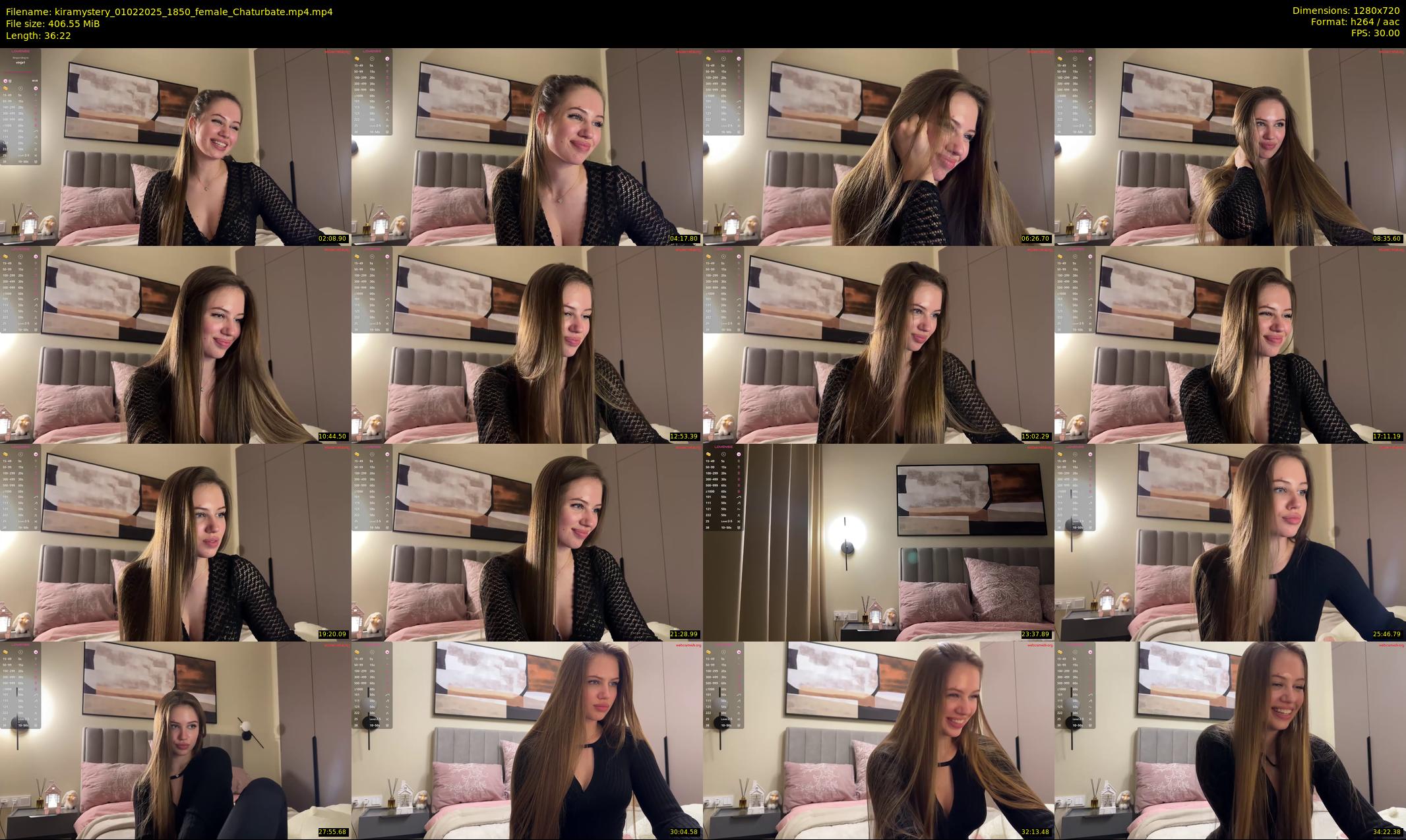 kiramystery — 37 minute Chaturbate female cam show recording, 720p, Feb 1, 2025
