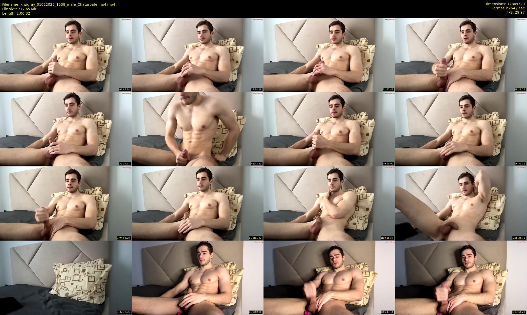 kiwigray — 121 minute Chaturbate male cam show recording, 720p, Feb 1, 2025