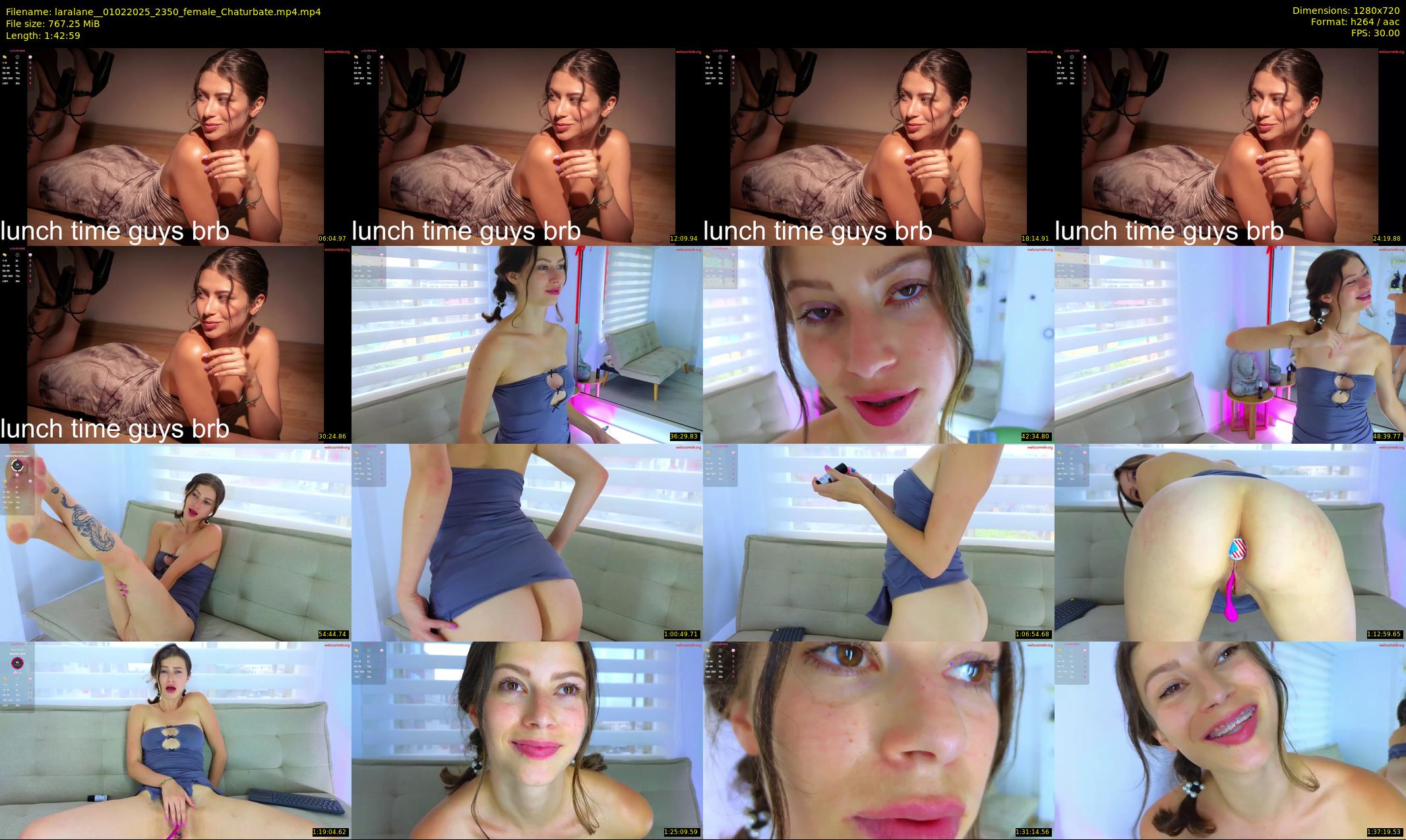 laralane_ — 103 minute Chaturbate female cam show recording, 720p, Feb 1, 2025