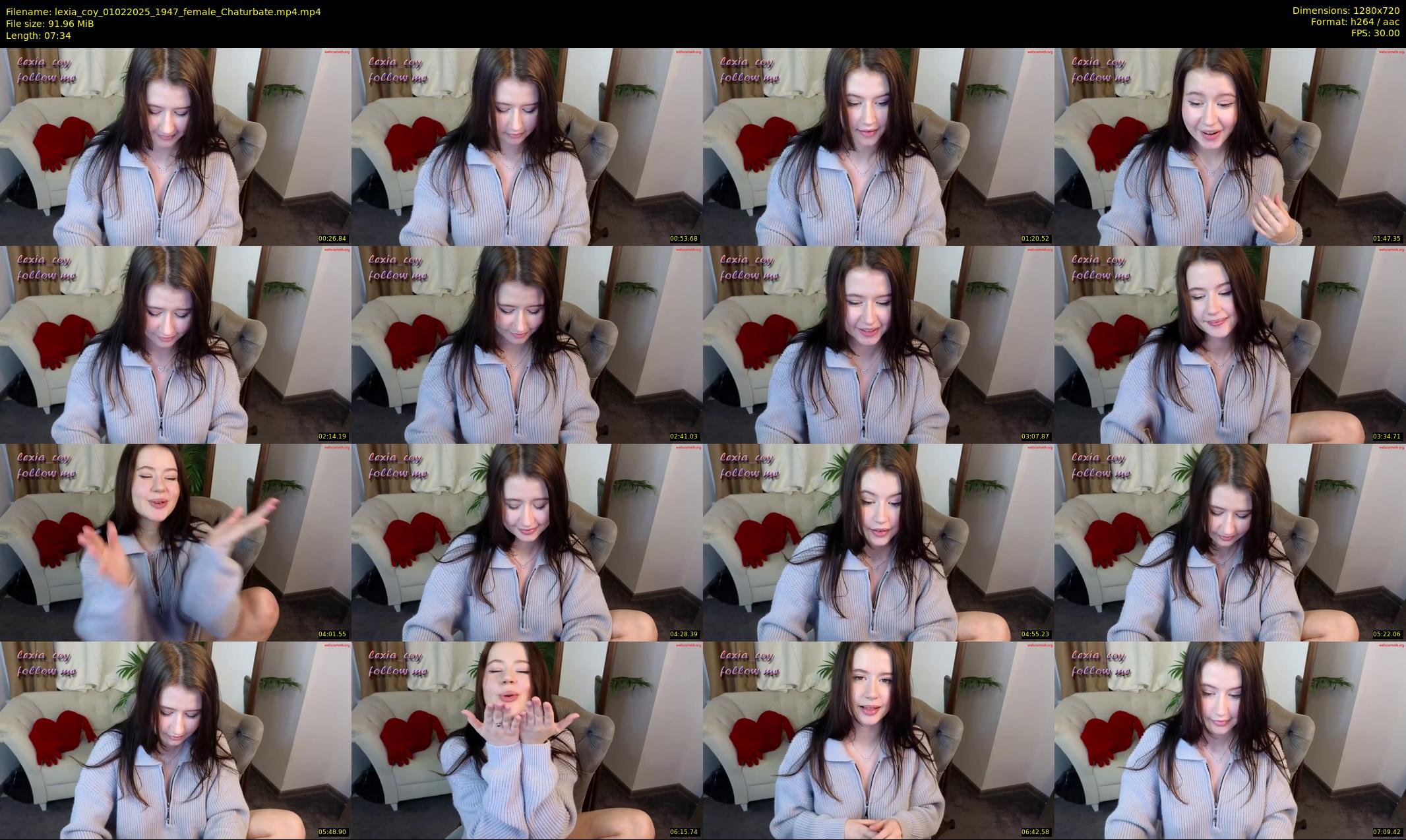 lexia_coy — 8 minute Chaturbate female cam show recording, 720p, Feb 1, 2025