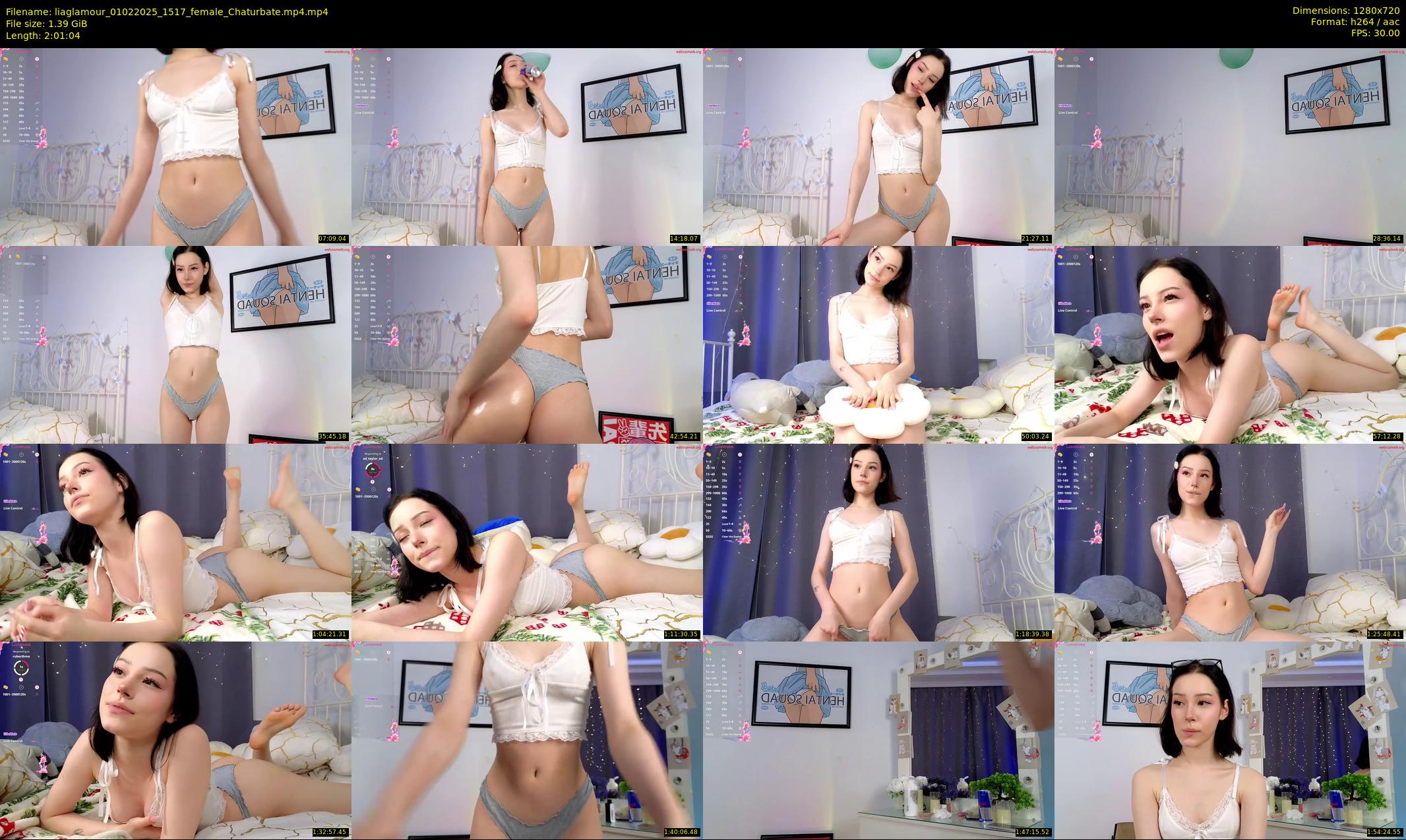 liaglamour — 122 minute Chaturbate female cam show recording, 720p, Feb 1, 2025