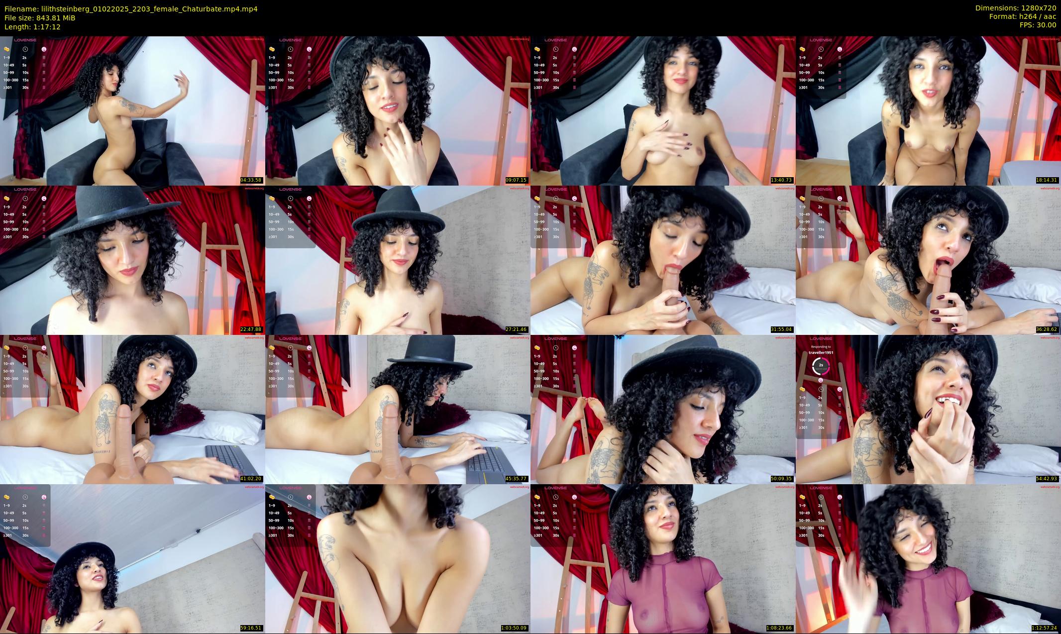 lilithsteinberg — 78 minute Chaturbate female cam show recording, 720p, Feb 1, 2025