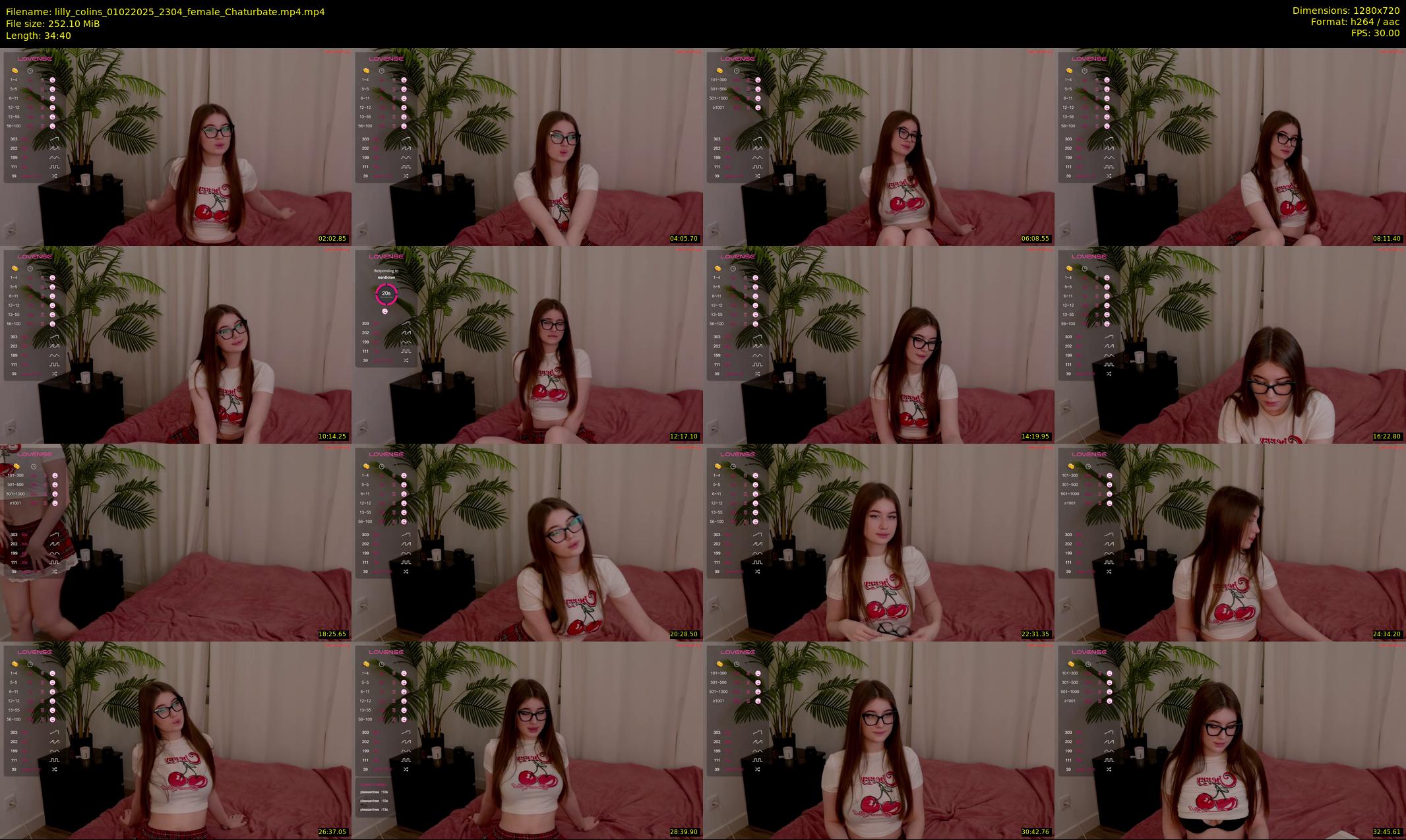 lilly_colins — 35 minute Chaturbate female cam show recording, 720p, Feb 1, 2025