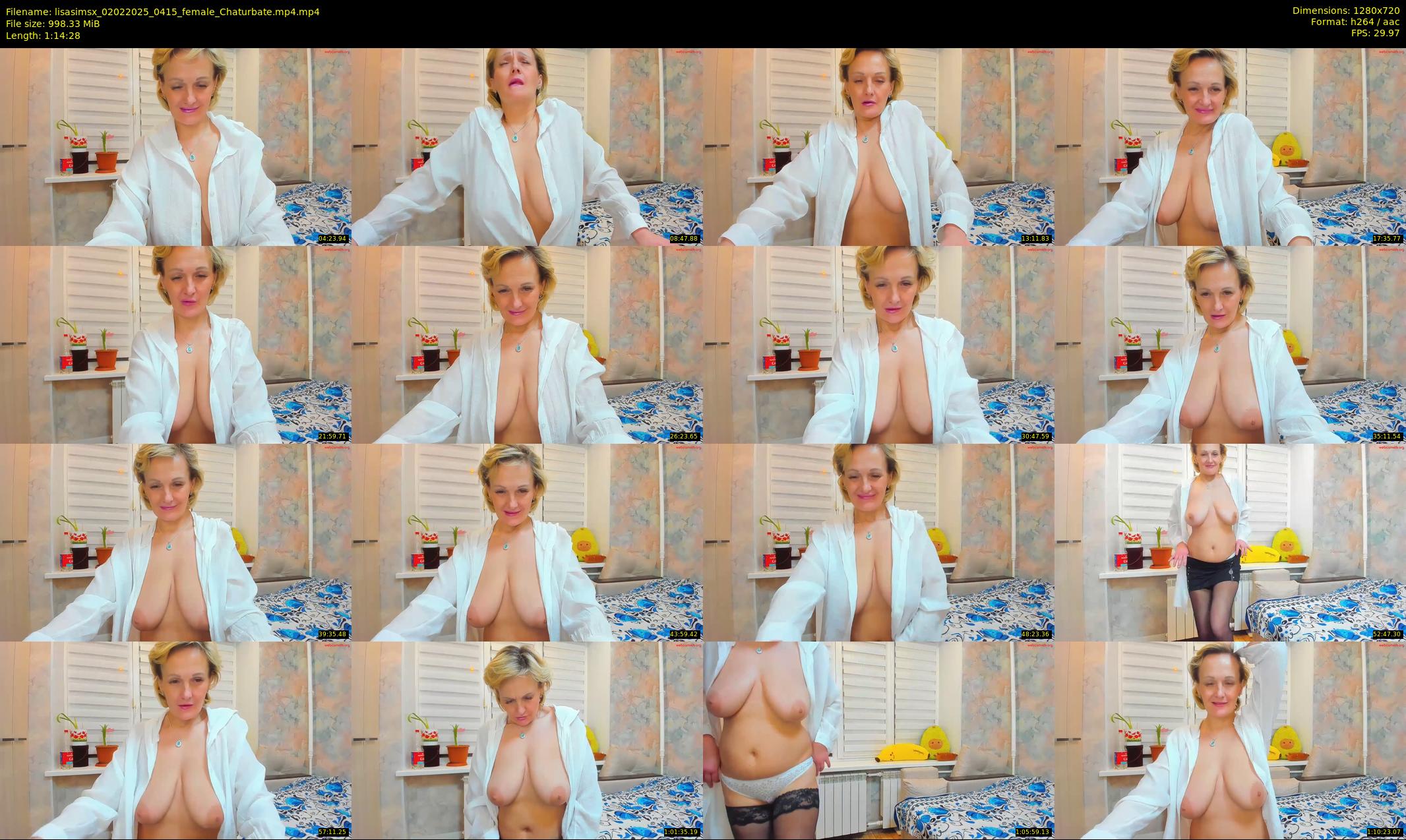 lisasimsx — 75 minute Chaturbate female cam show recording, 720p, Feb 2, 2025