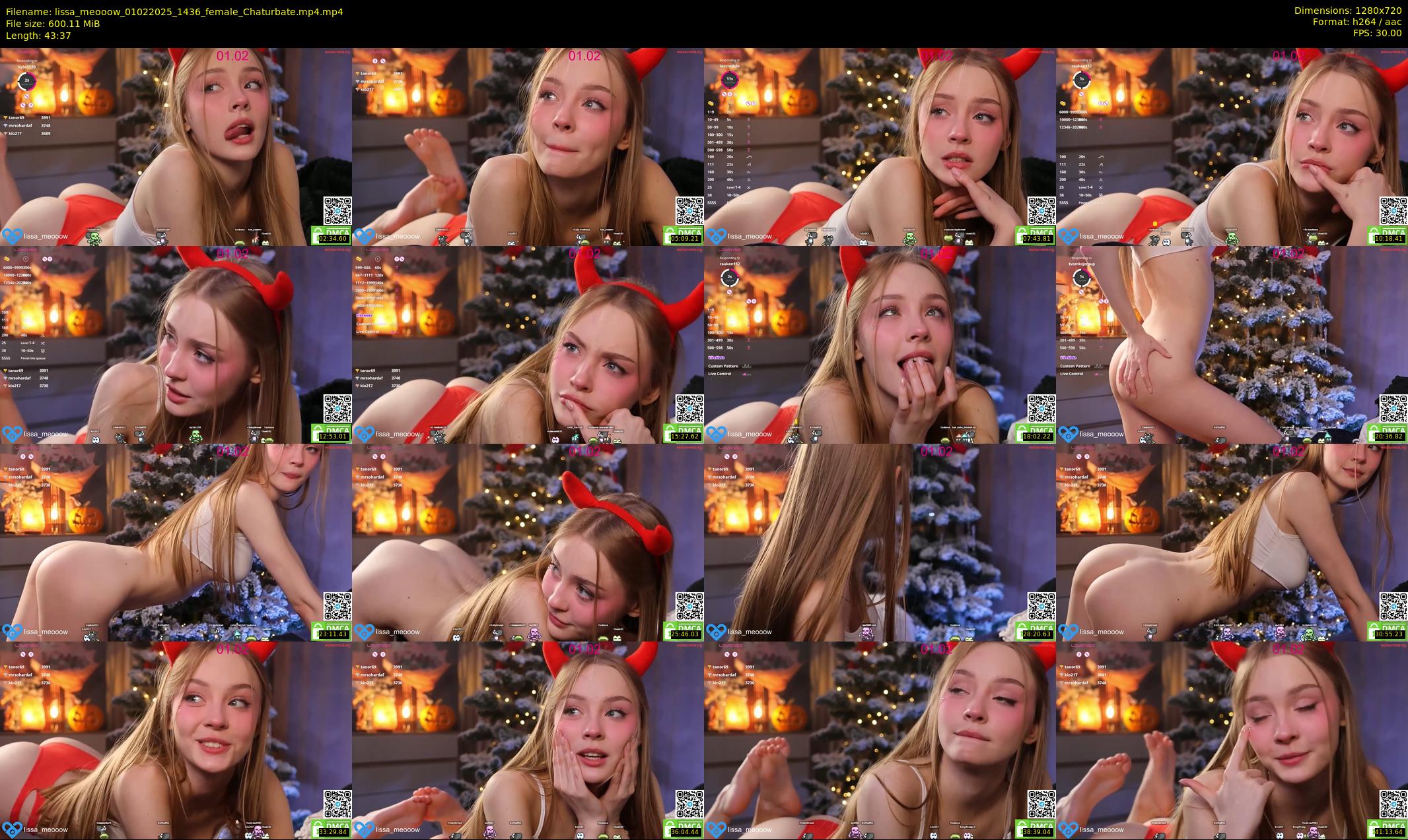 lissa_meooow — 44 minute Chaturbate female cam show recording, 720p, Feb 1, 2025