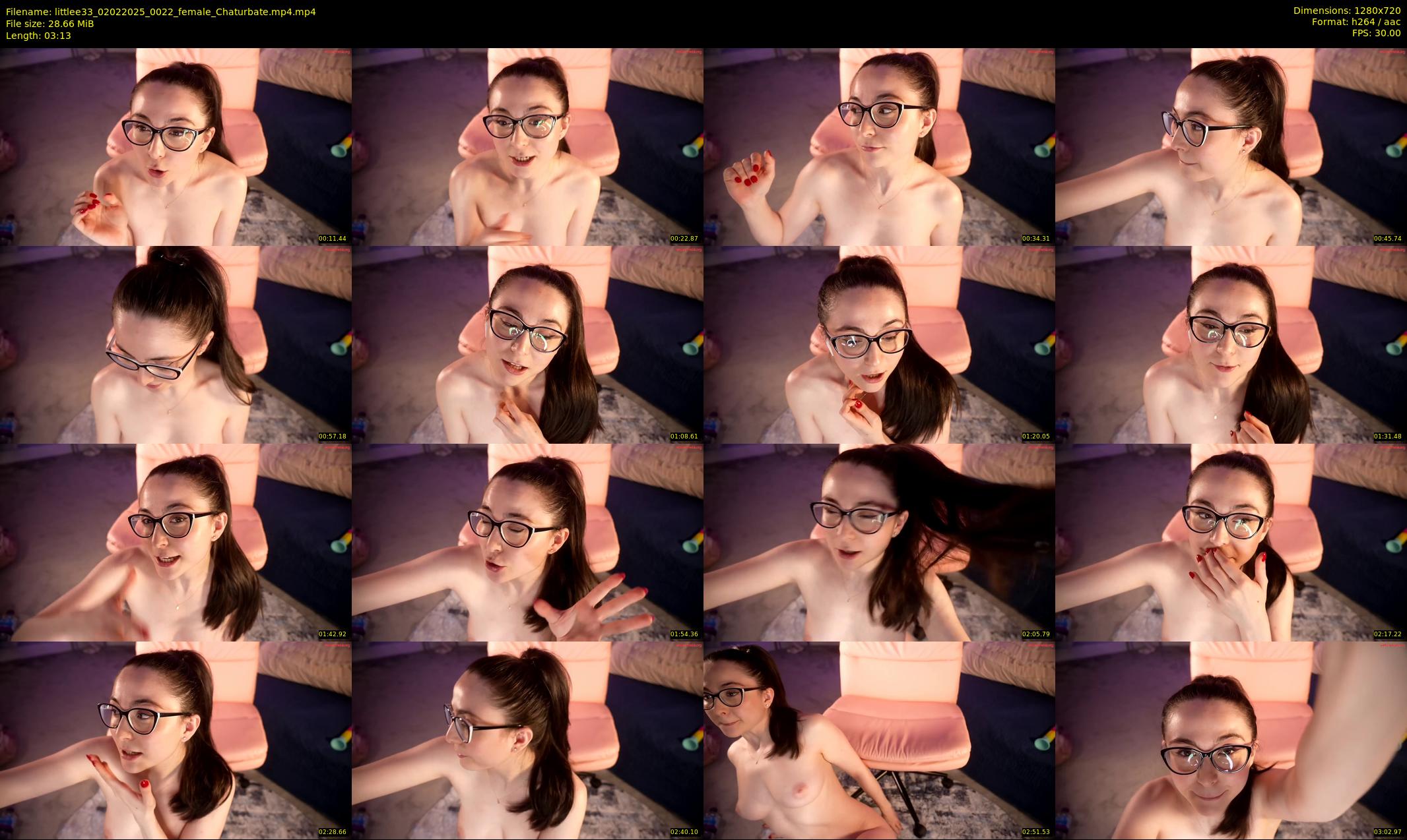 littlee33 — 4 minute Chaturbate female cam show recording, 720p, Feb 2, 2025