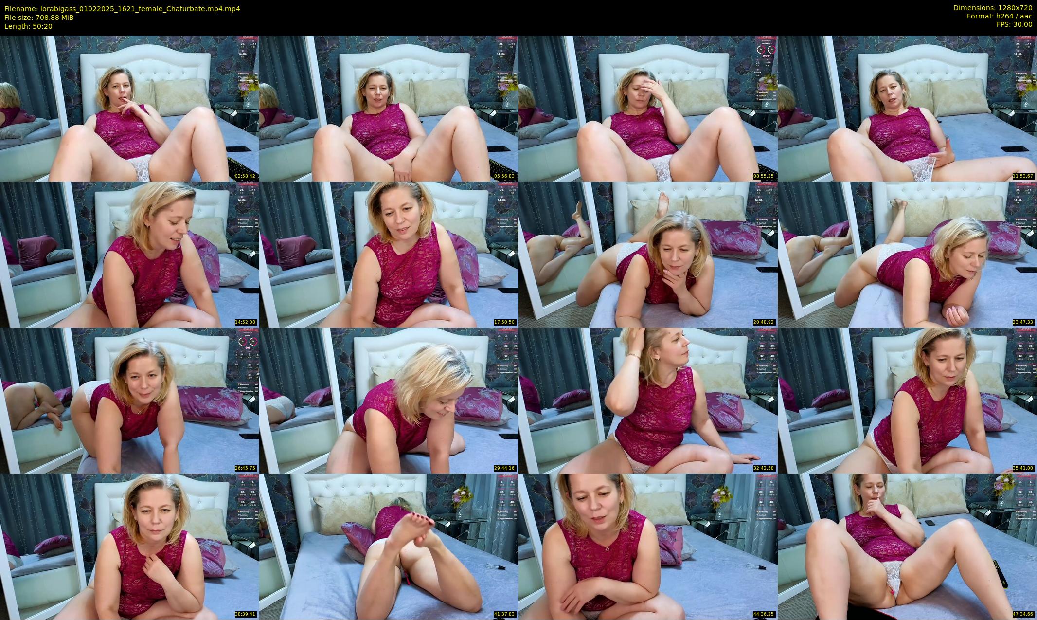 lorabigass — 51 minute Chaturbate female cam show recording, 720p, Feb 1, 2025