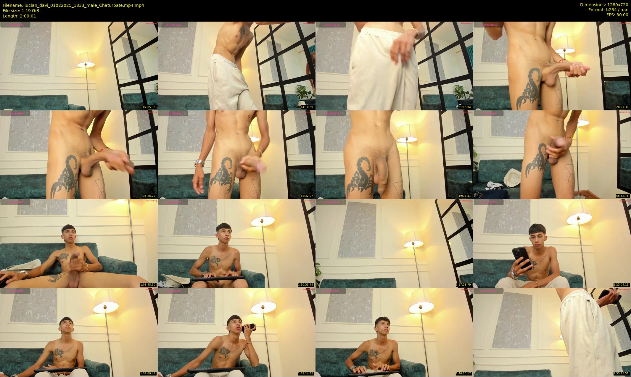 lucian_davi — 121 minute Chaturbate male cam show recording, 720p, Feb 1, 2025