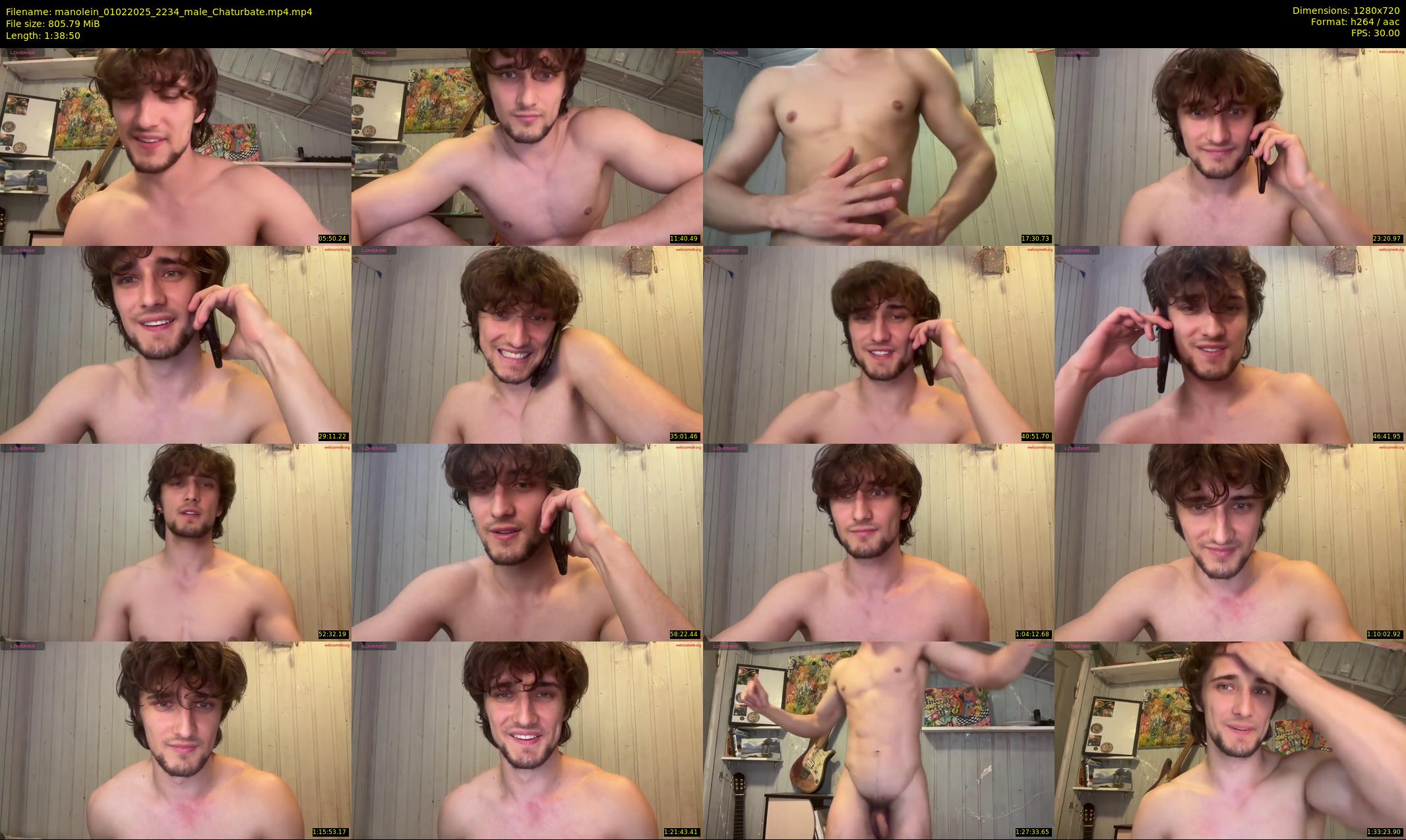 manolein — 99 minute Chaturbate male cam show recording, 720p, Feb 1, 2025