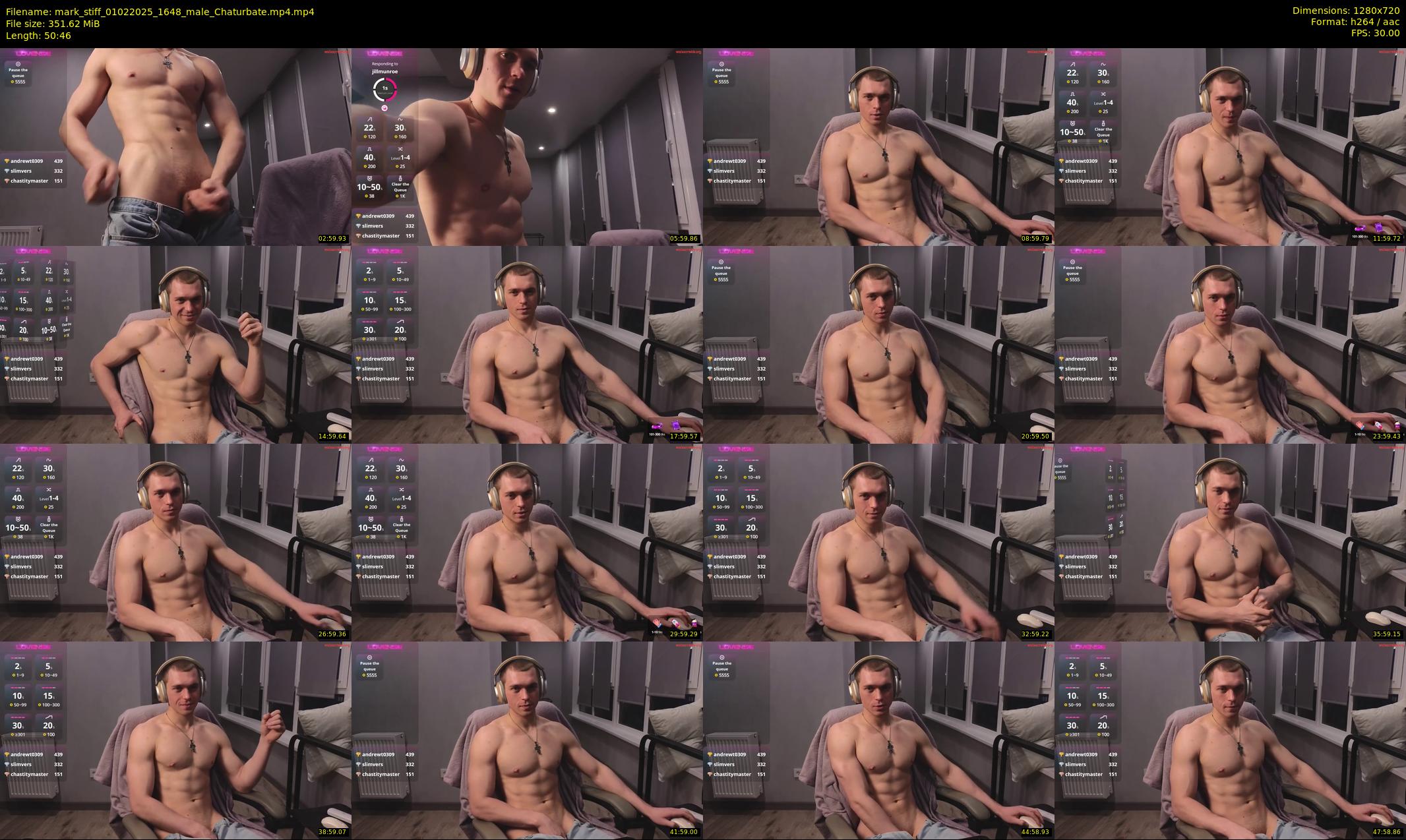 mark_stiff — 51 minute Chaturbate male cam show recording, 720p, Feb 1, 2025