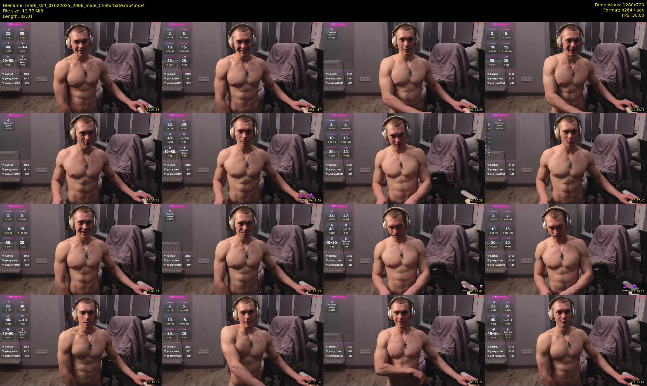 mark_stiff — 3 minute Chaturbate male cam show recording, 720p, Feb 1, 2025
