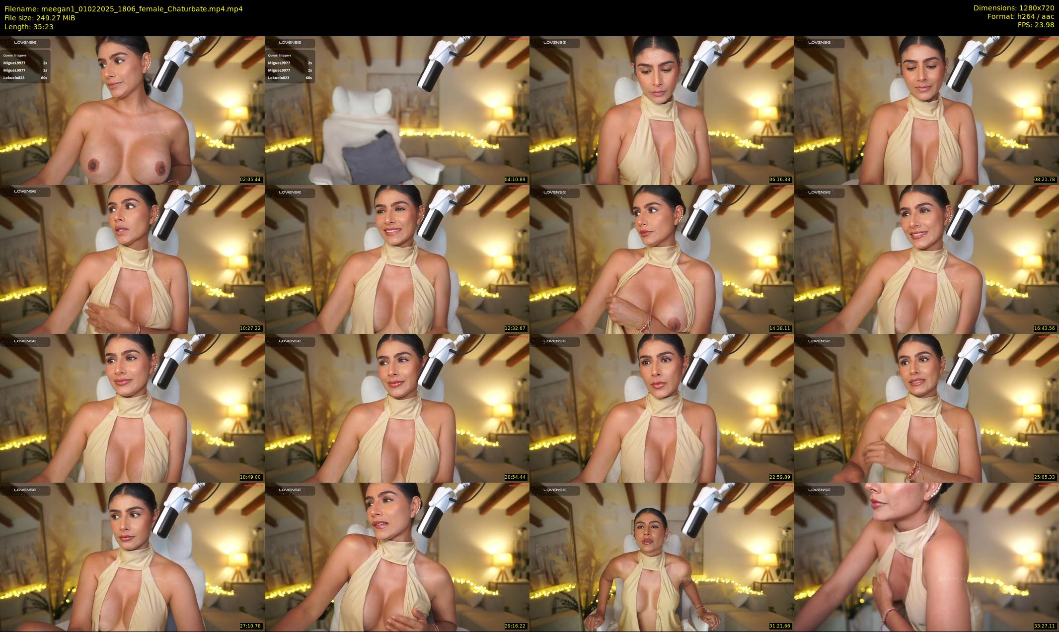 meegan1 — 36 minute Chaturbate female cam show recording, 720p, Feb 1, 2025
