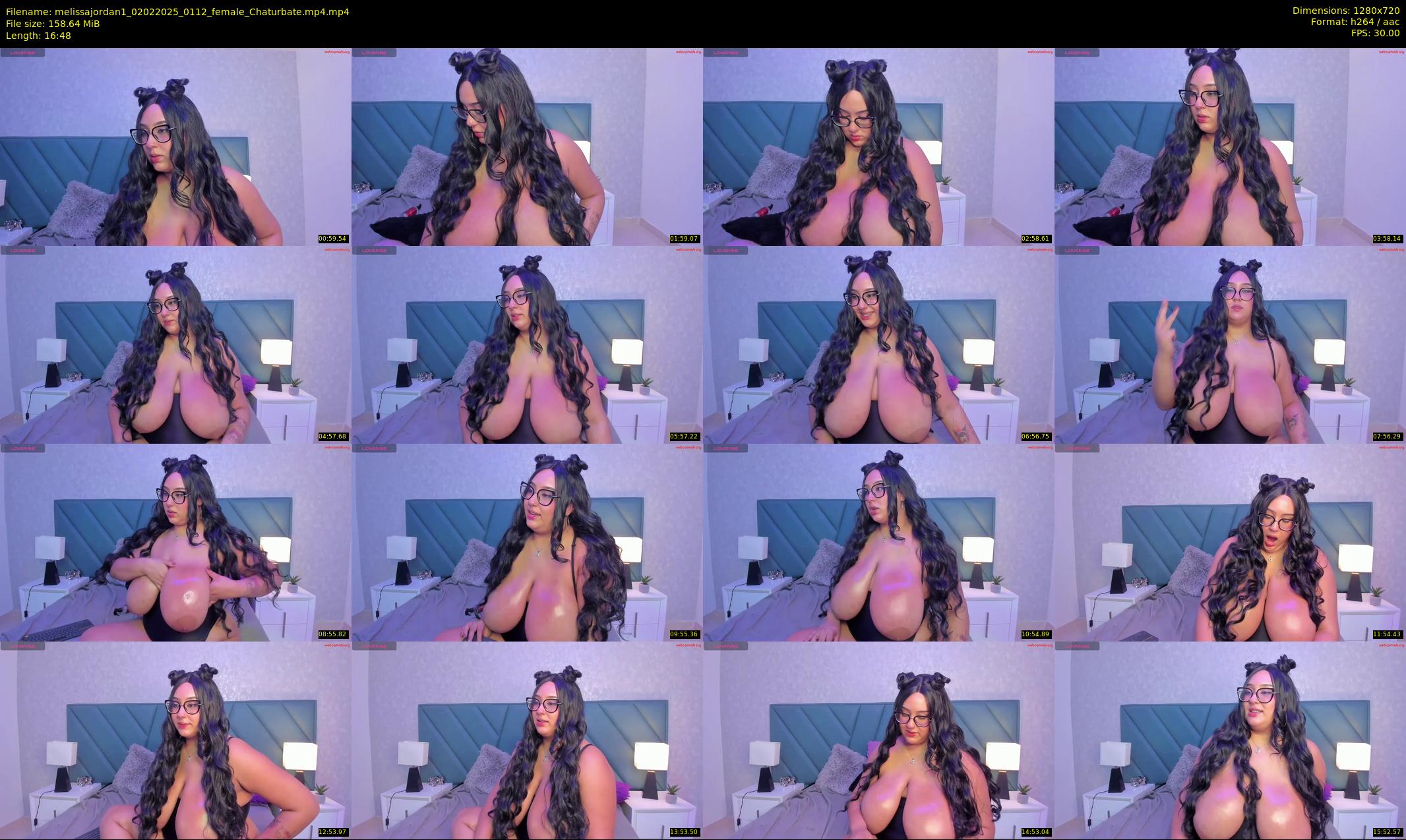 melissajordan1 — 17 minute Chaturbate female cam show recording, 720p, Feb 2, 2025