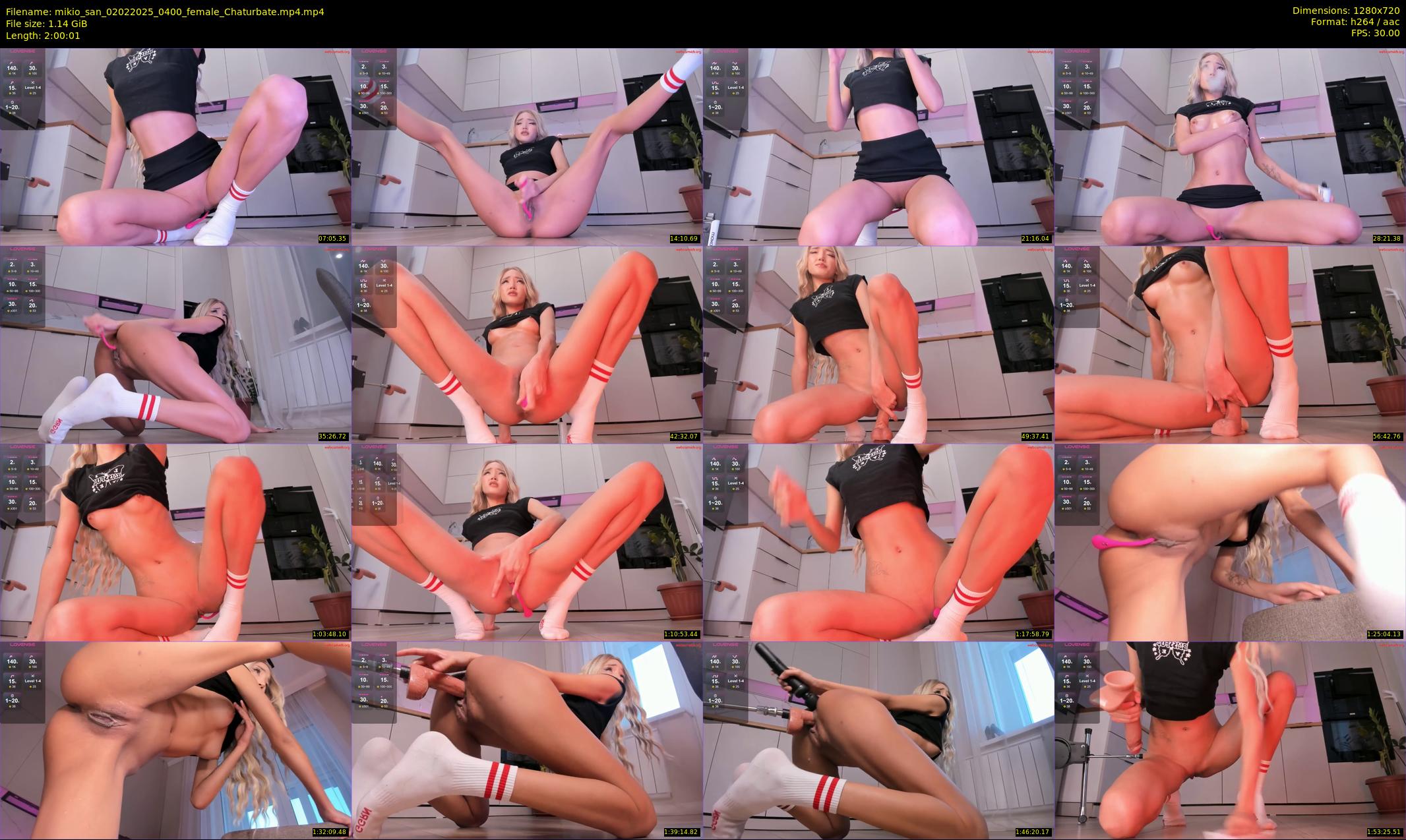 mikio_san — 121 minute Chaturbate female cam show recording, 720p, Feb 2, 2025