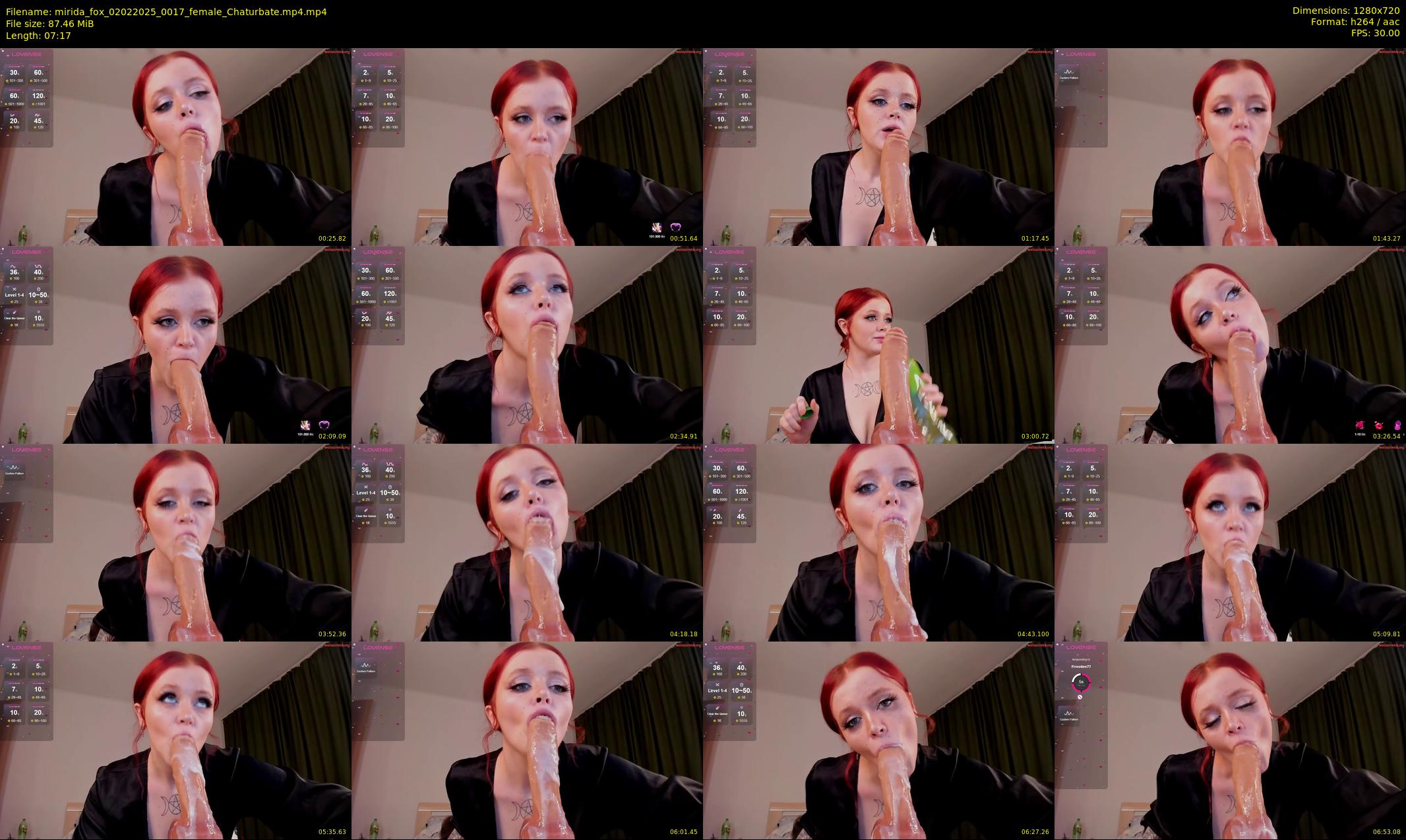 mirida_fox — 8 minute Chaturbate female cam show recording, 720p, Feb 2, 2025