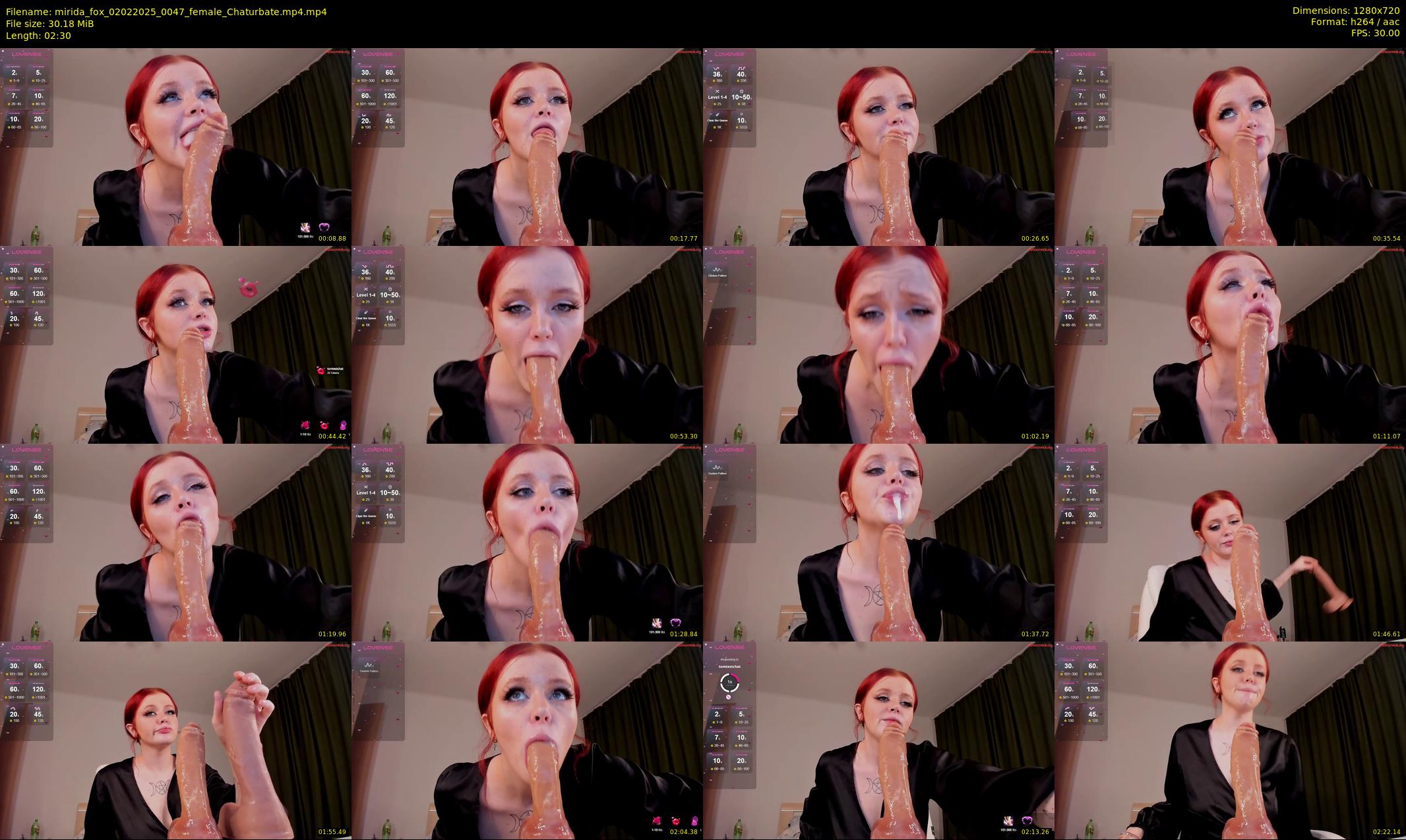 mirida_fox — 3 minute Chaturbate female cam show recording, 720p, Feb 2, 2025
