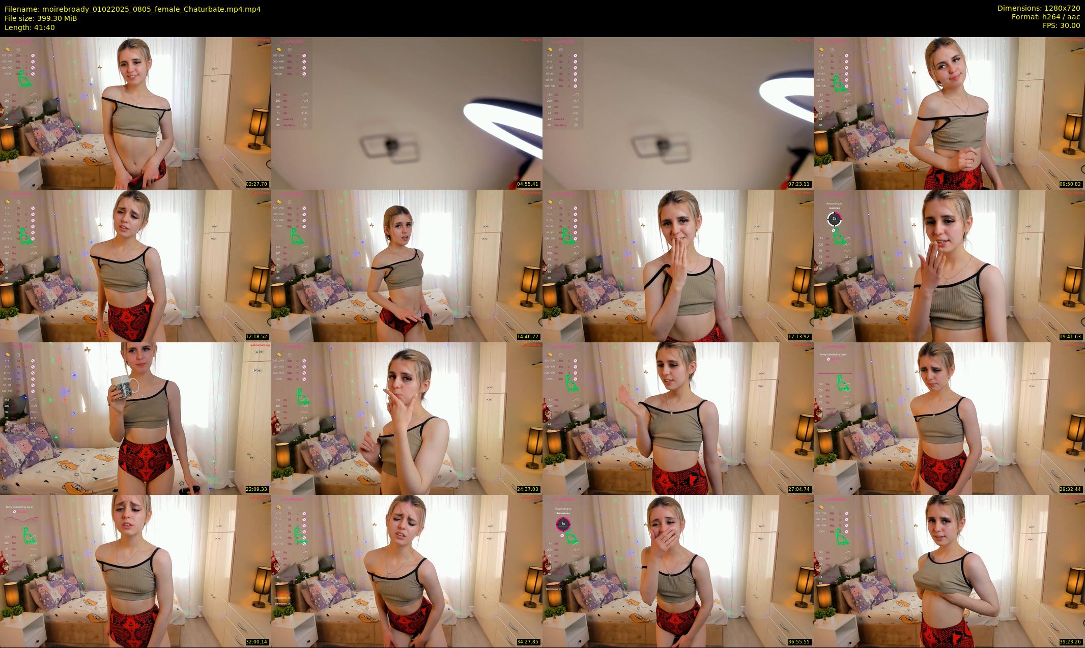 moirebroady — 42 minute Chaturbate female cam show recording, 720p, Feb 1, 2025