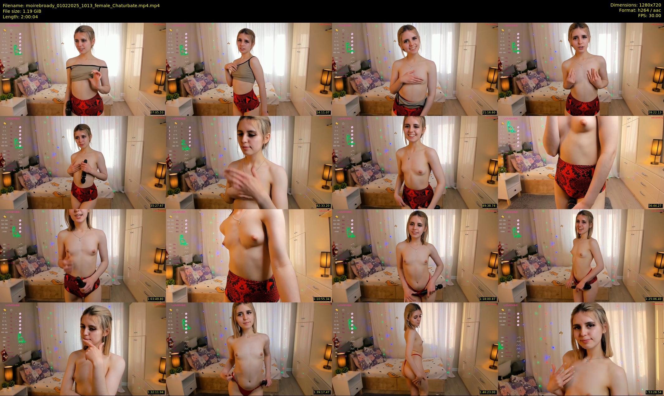 moirebroady — 121 minute Chaturbate female cam show recording, 720p, Feb 1, 2025