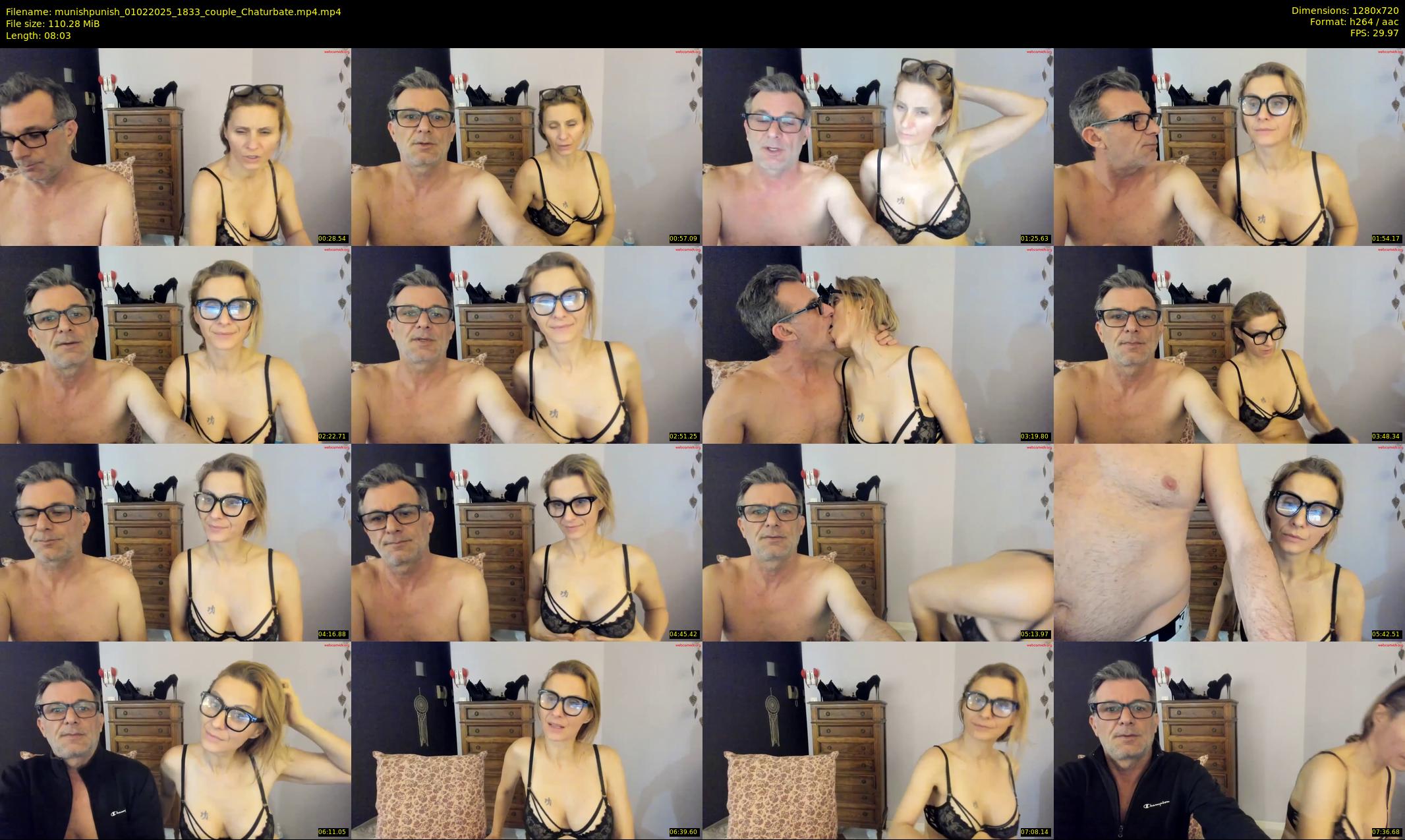 munishpunish — 9 minute Chaturbate couple cam show recording, 720p, Feb 1, 2025