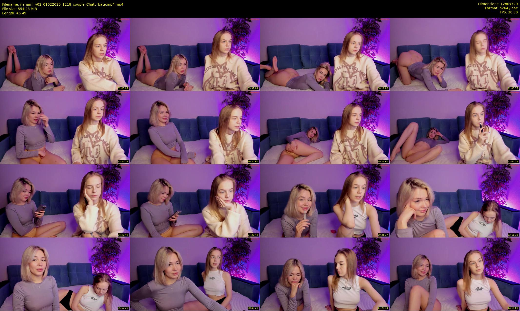 nanami_v02 — 47 minute Chaturbate couple cam show recording, 720p, Feb 1, 2025