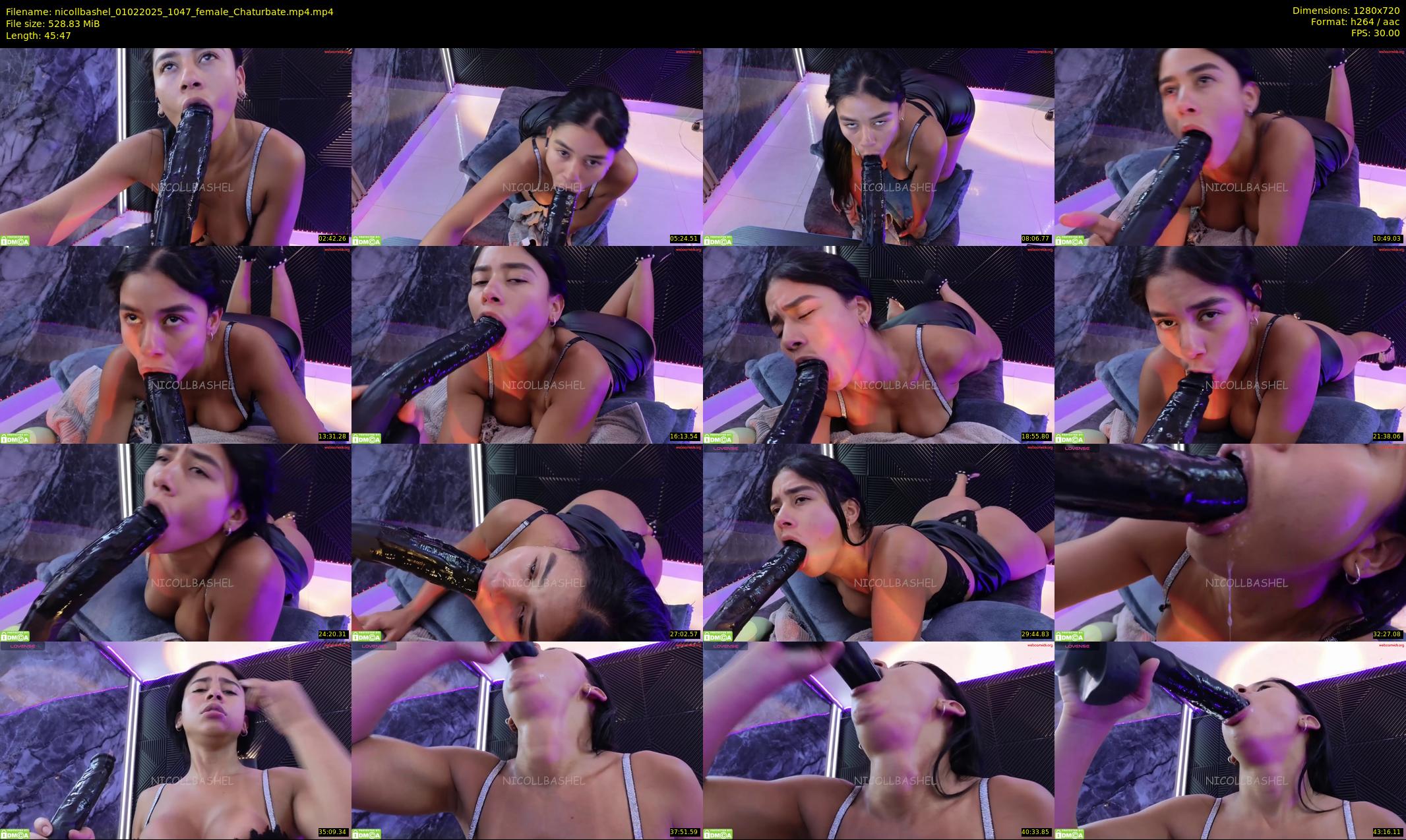 nicollbashel — 46 minute Chaturbate female cam show recording, 720p, Feb 1, 2025