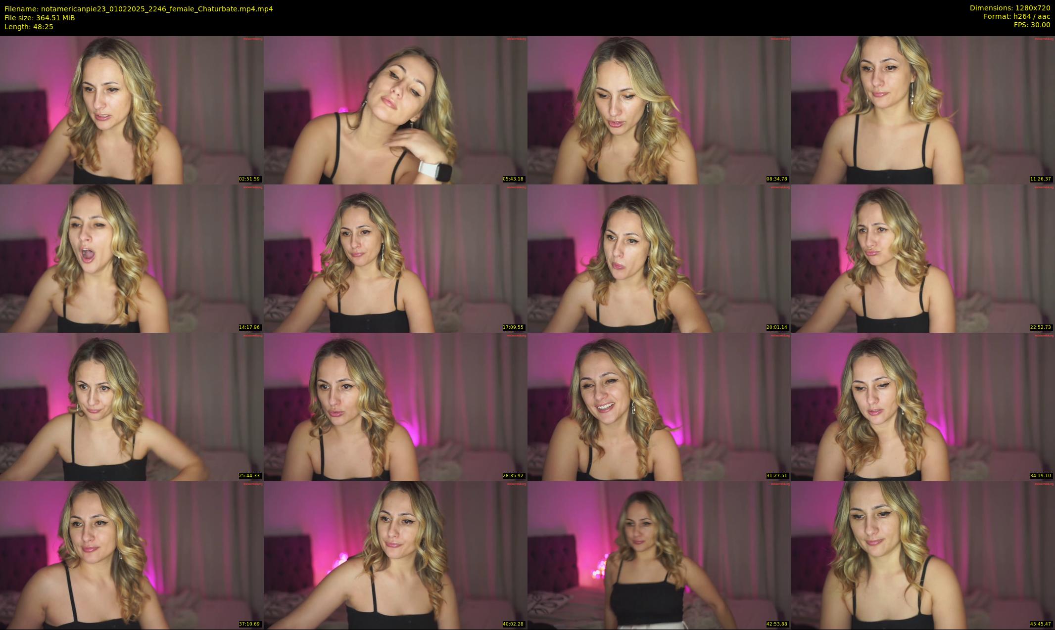 notamericanpie23 — 49 minute Chaturbate female cam show recording, 720p, Feb 1, 2025