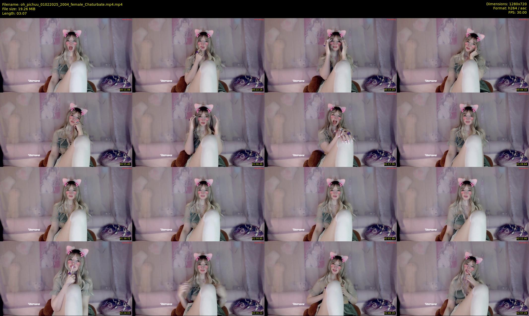 oh_pichuu — 4 minute Chaturbate female cam show recording, 720p, Feb 1, 2025