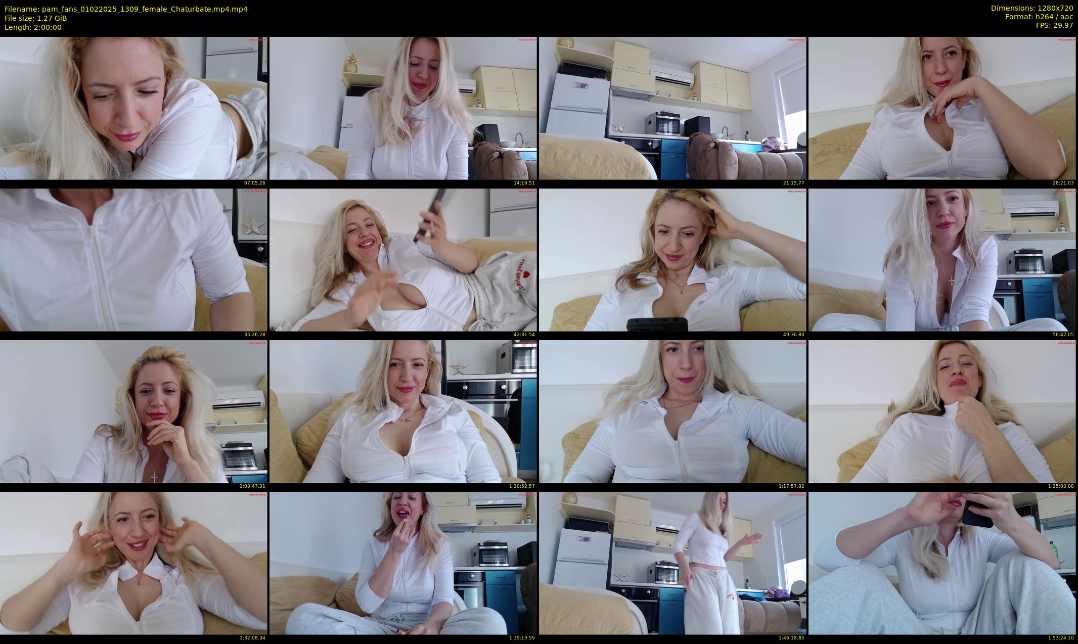 pam_fans — 120 minute Chaturbate female cam show recording, 720p, Feb 1, 2025