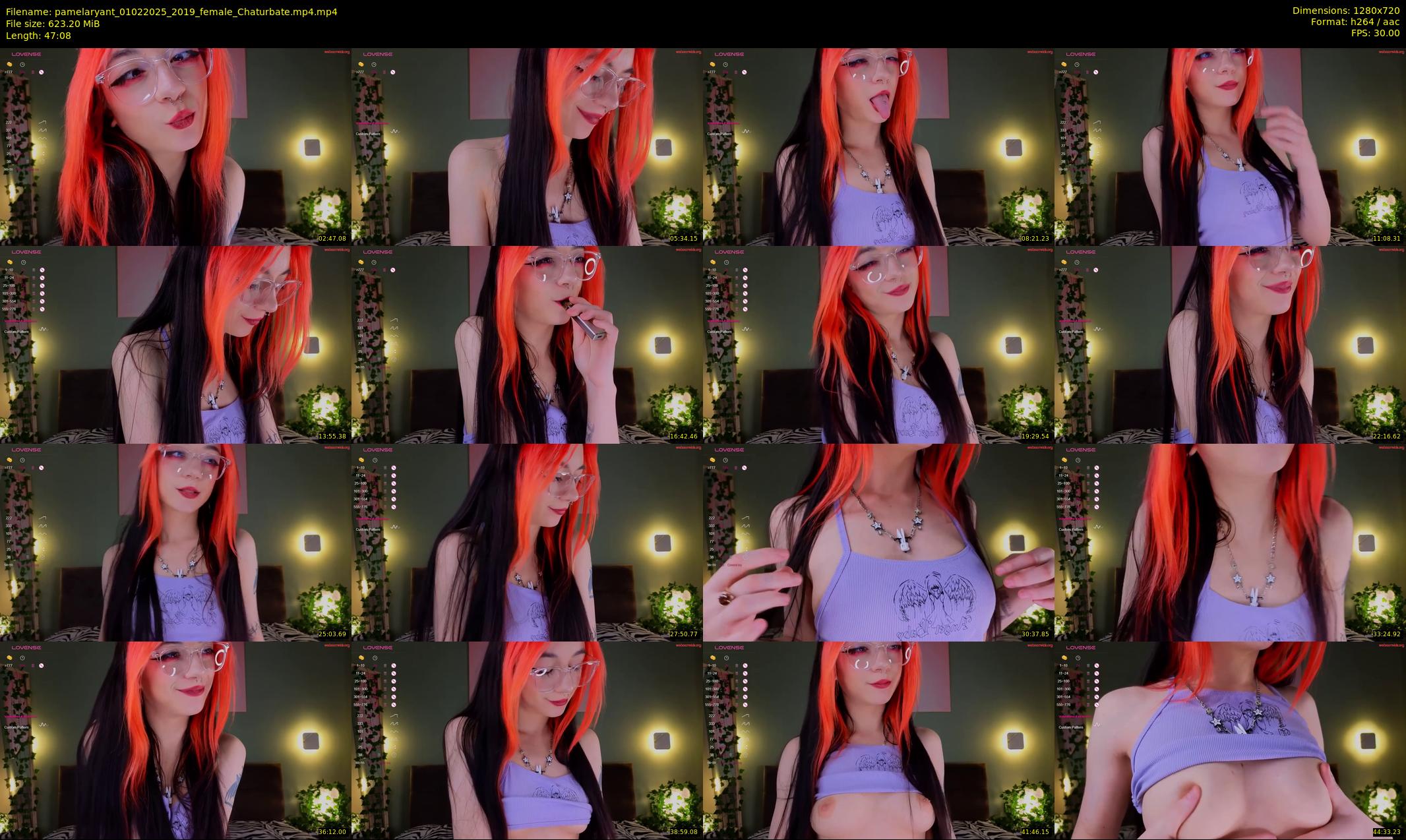 pamelaryant — 48 minute Chaturbate female cam show recording, 720p, Feb 1, 2025