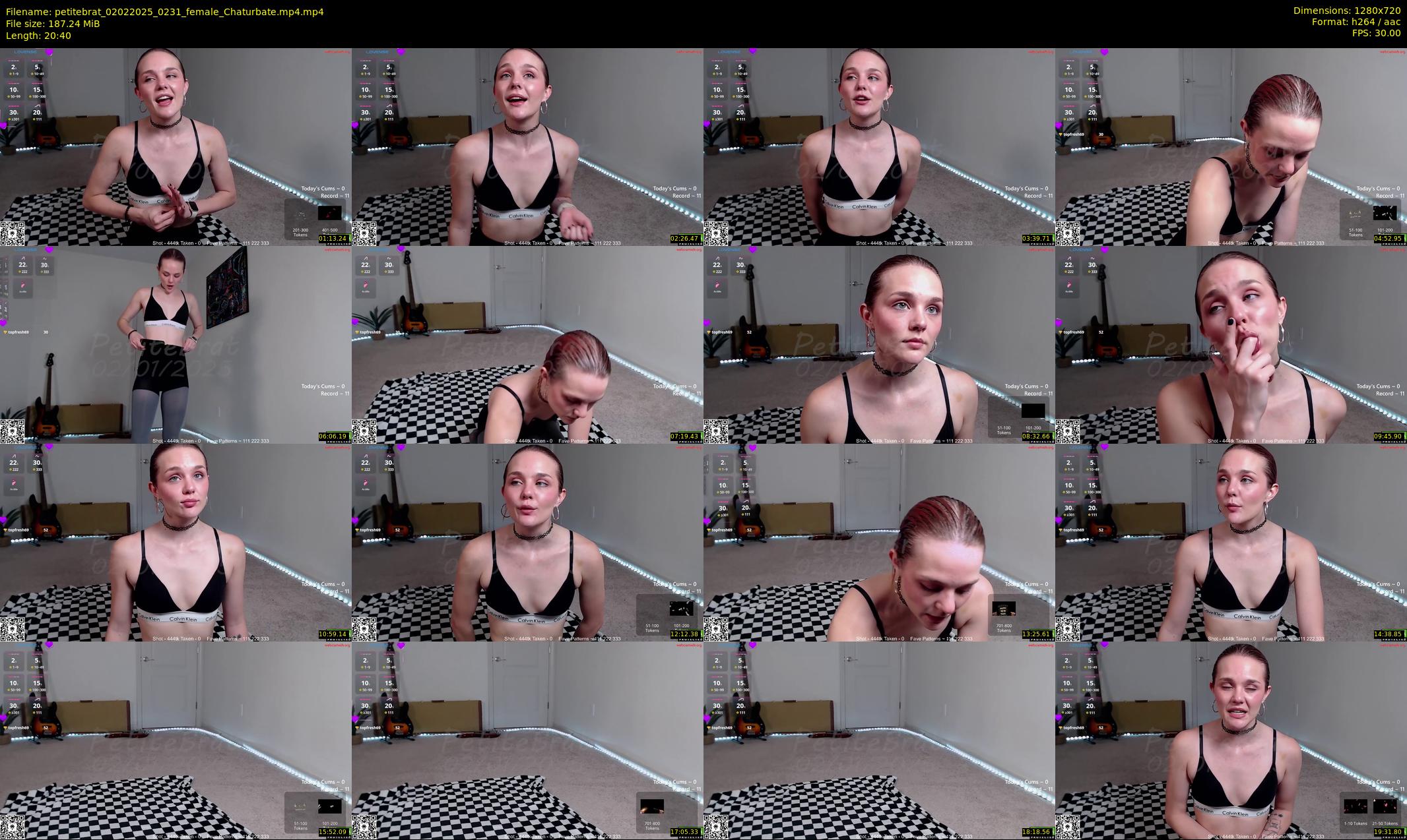 petitebrat — 21 minute Chaturbate female cam show recording, 720p, Feb 2, 2025