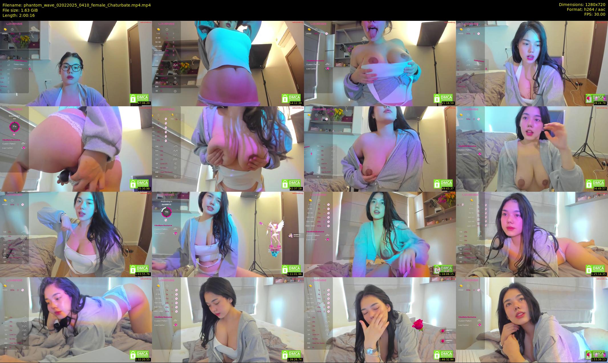 phantom_wave — 121 minute Chaturbate female cam show recording, 720p, Feb 2, 2025